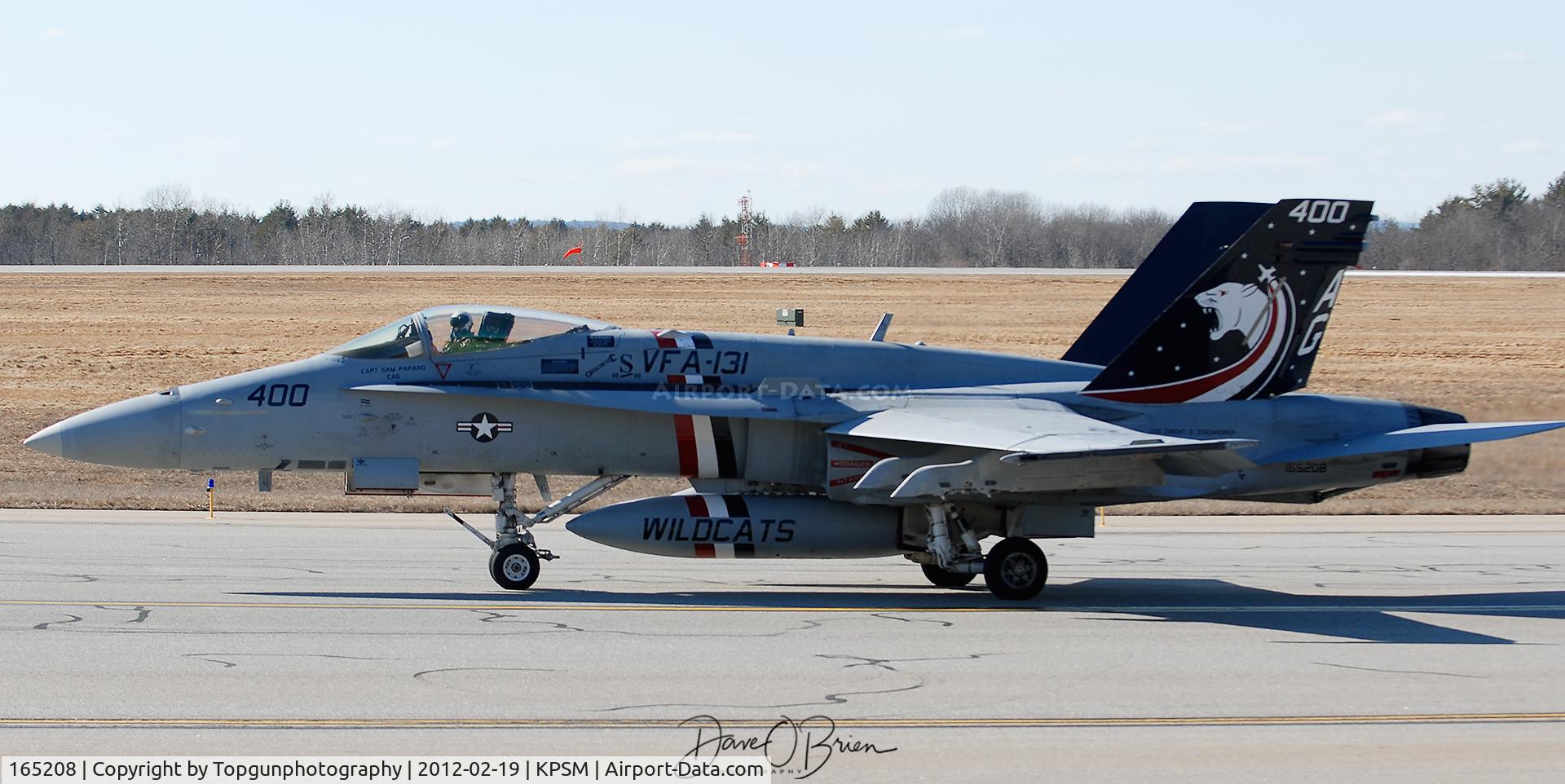 165208, McDonnell Douglas F/A-18C Hornet C/N 1378/C433, CAG - WILDCAT08