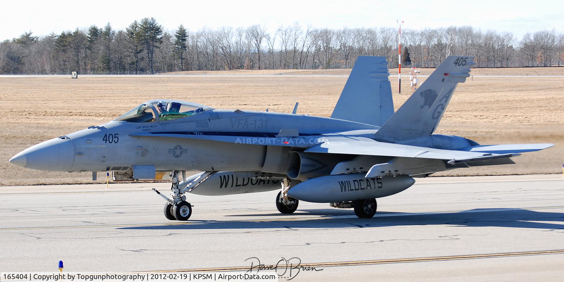 165404, McDonnell Douglas F/A-18C Hornet C/N 1432/C461, Back when it was with the VFA-131 Wildcats.