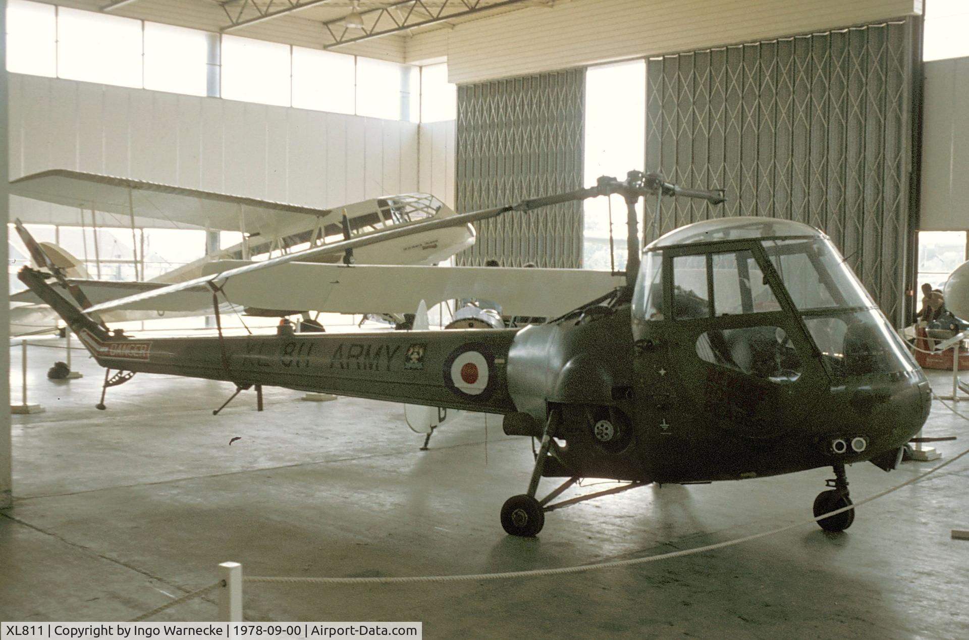 XL811, 1958 Saunders-Roe Skeeter AOP.12 C/N S2/5096, Saunders-Roe Skeeter AOP12 at the Historic Aircraft Museum, Southend