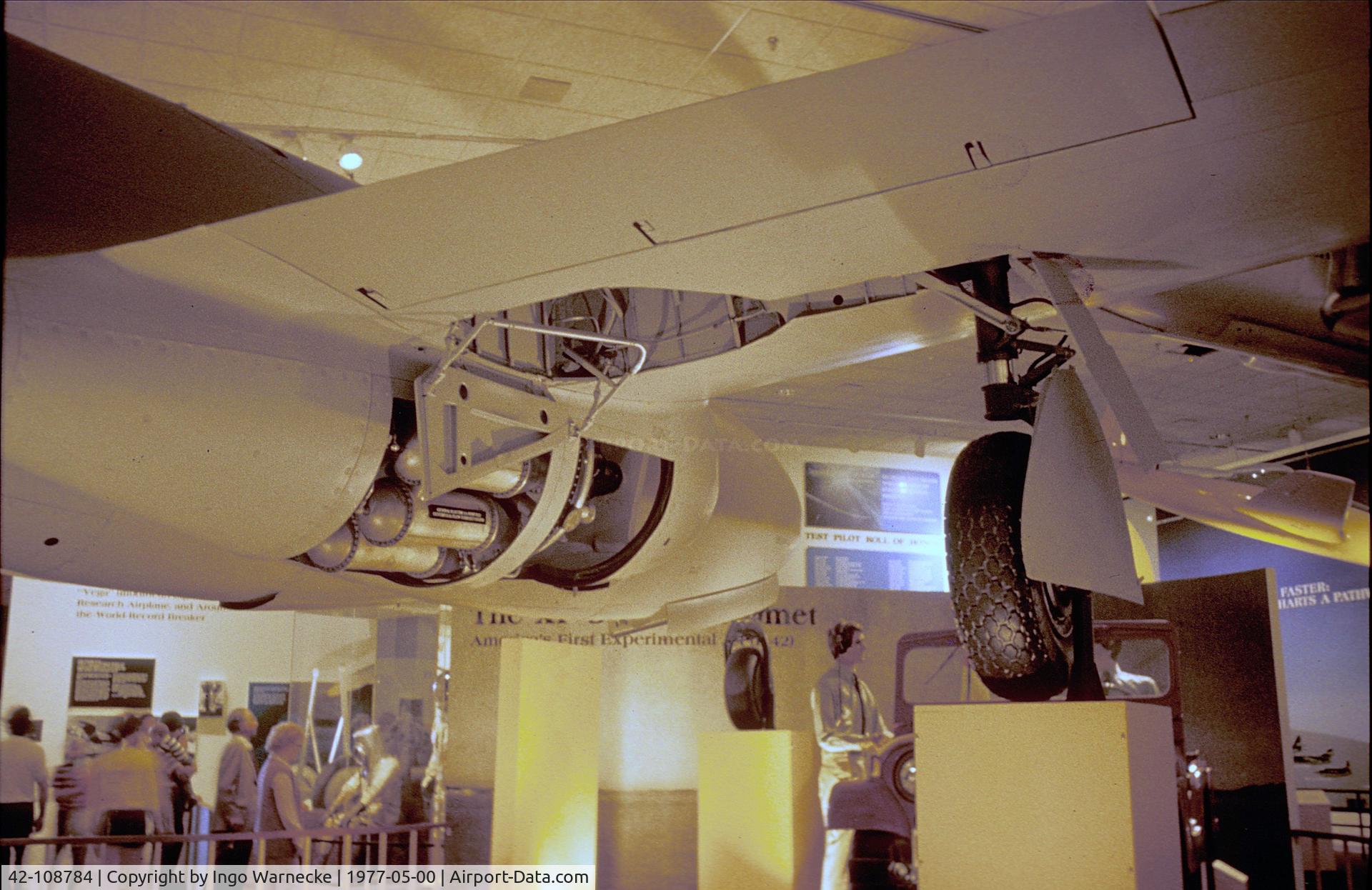 42-108784, 1972 Bell XP-49A Airacomet C/N 27-10, Bell XP-59A Airacomet at the National Air and Space Museum, Washington DC