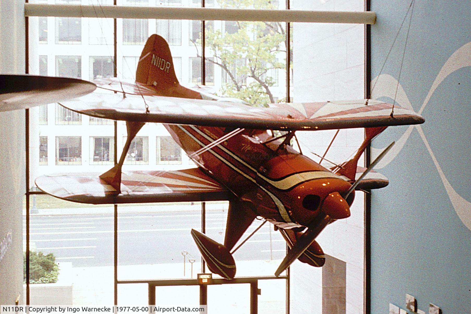 N11DR, 1969 Pitts S-1 Special C/N JDR2, Pitts S-1 Special at the National Air and Space Museum, Washington DC