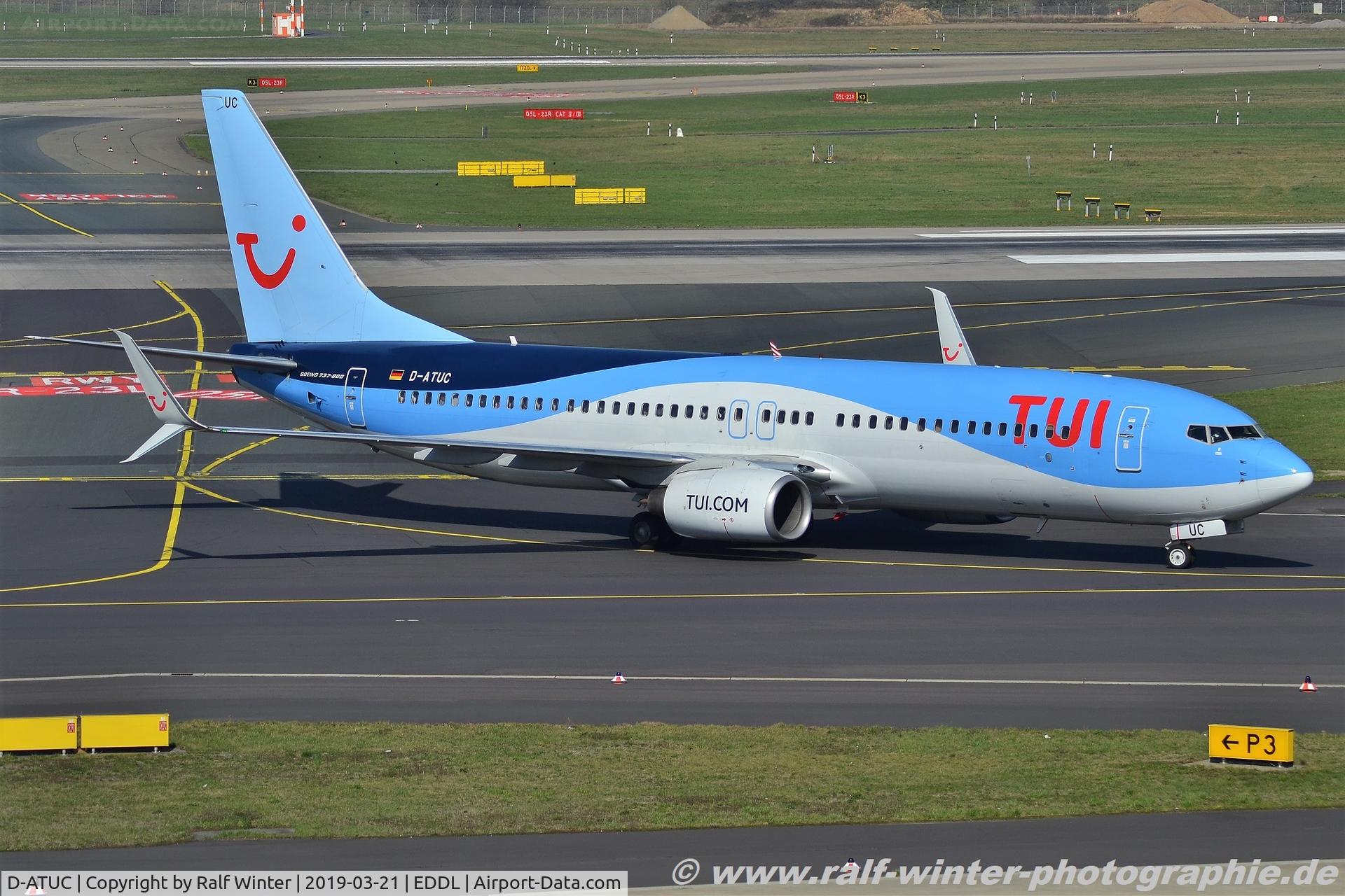 D-ATUC, 2006 Boeing 737-8K5 C/N 34684, Boeing 737-8K5(W) - X3 TUI TUIfly - 34684 - D-ATUC - 21.03.2019 - DUS