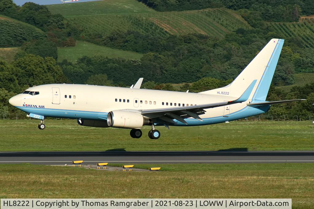 HL8222, 2009 Boeing 737-7B5 C/N 37660, Korean Air Boeing 737-7B5(BBJ)