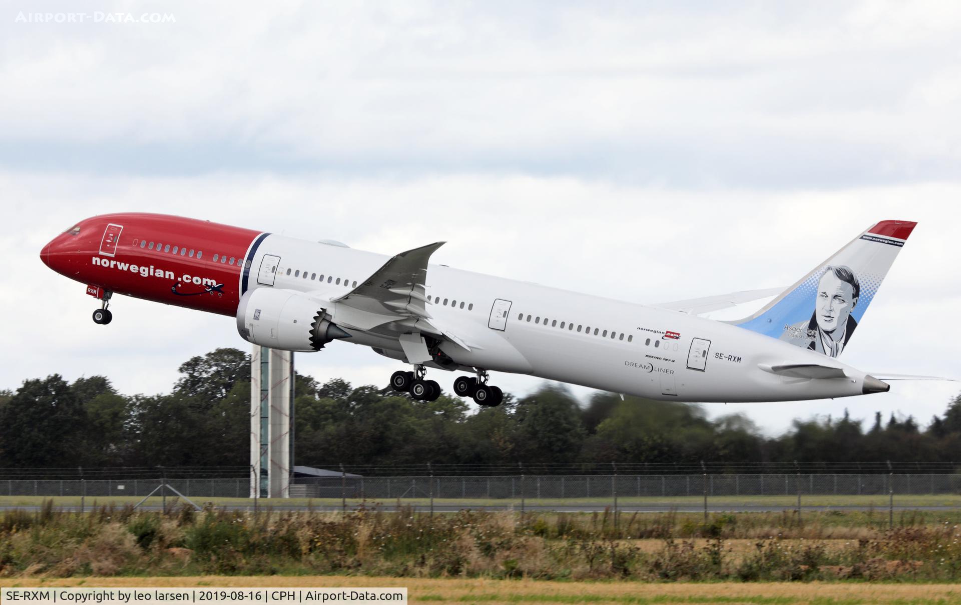 SE-RXM, 2019 Boeing 787-9 Dreamliner C/N 63345, Copenhagen 16.8.2019