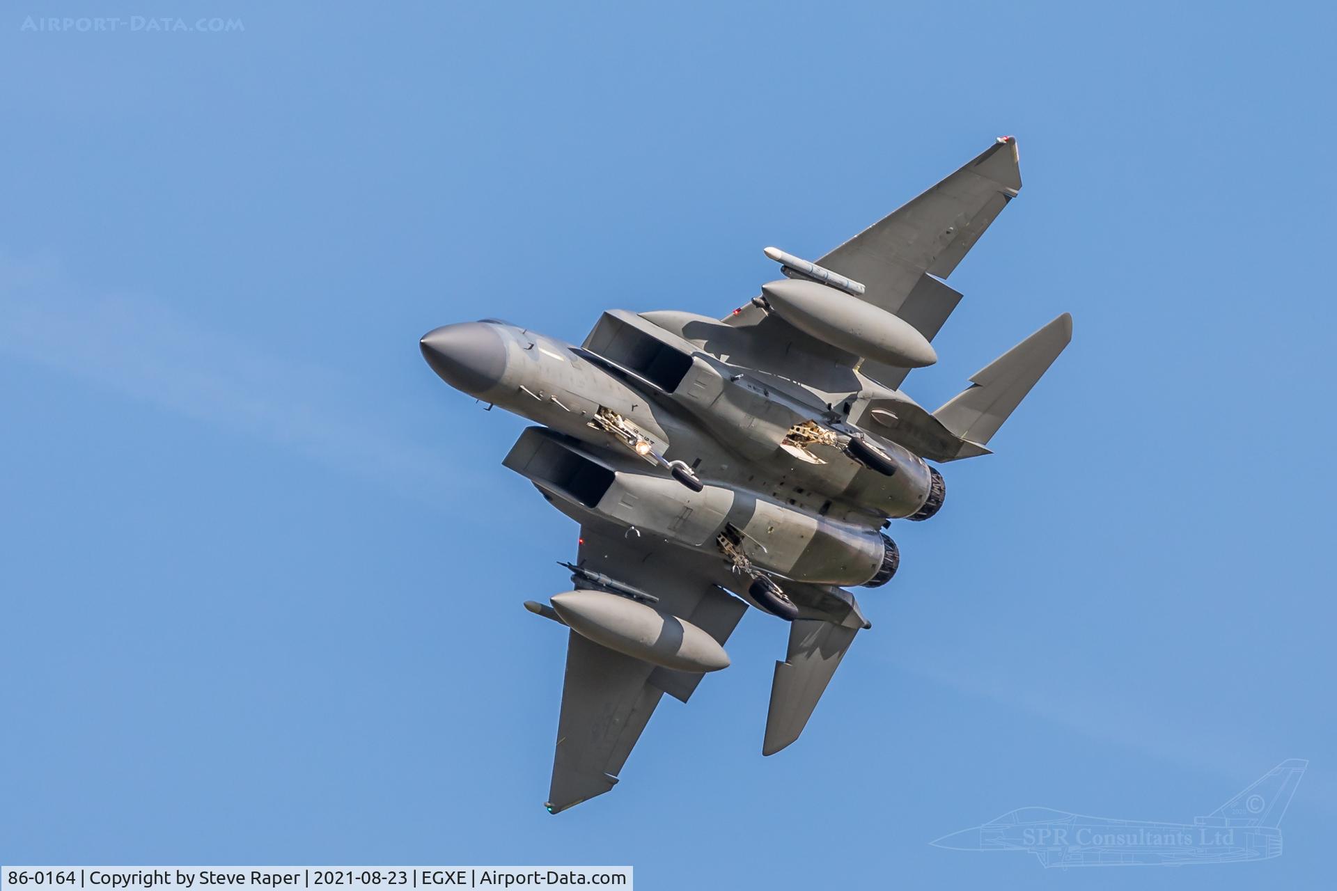 86-0164, 1986 McDonnell Douglas F-15C Eagle C/N 1011/C392, On arrival to Leeming