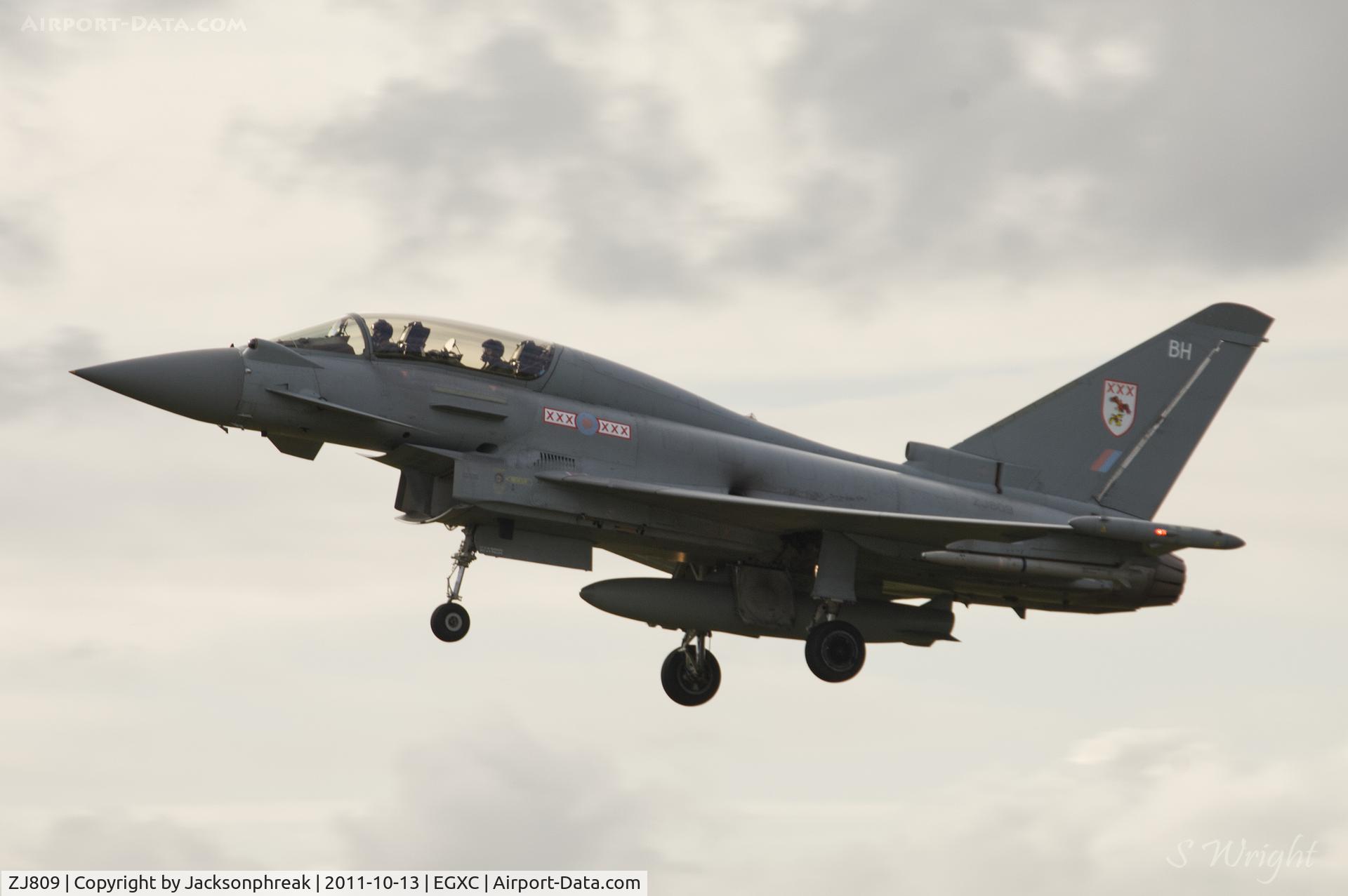 ZJ809, Eurofighter EF-2000 Typhoon T1 C/N 0032/BT010, RAF Coningsby UK