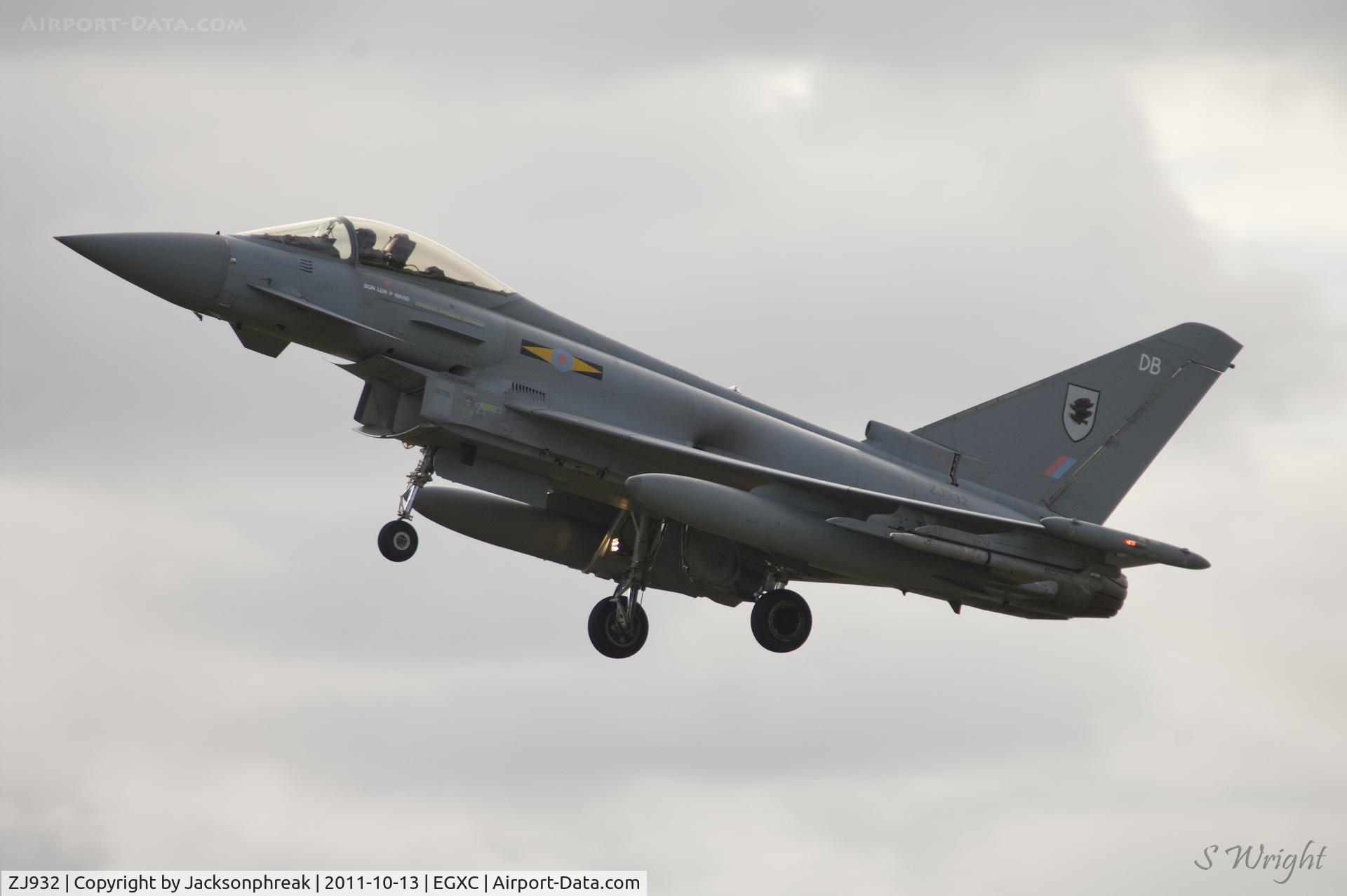 ZJ932, 2006 Eurofighter EF-2000 Typhoon FGR4 C/N 0105/BS023, RAF Coningsby UK