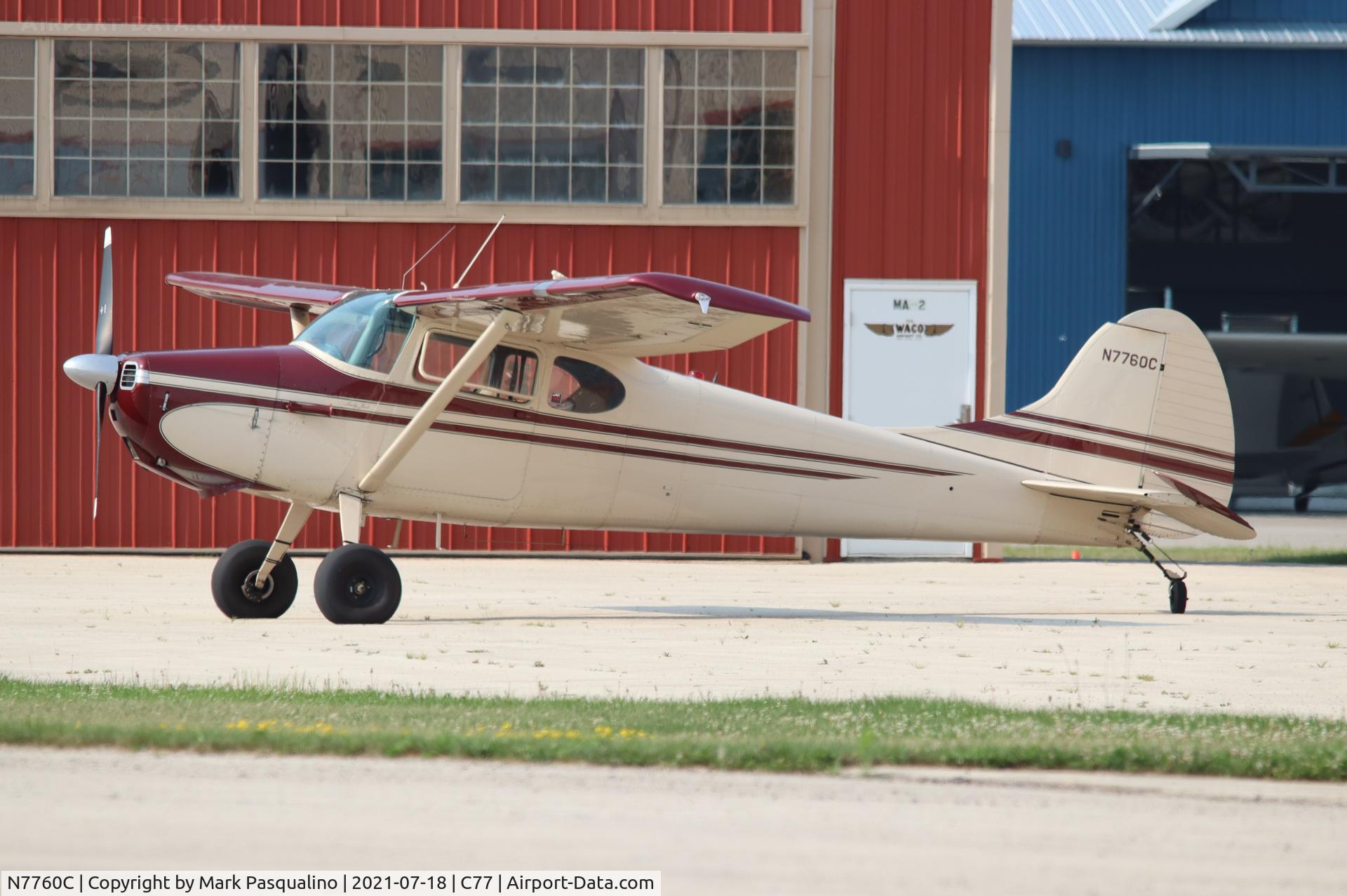 N7760C, Cessna 170B C/N 20520, Cessna 170B