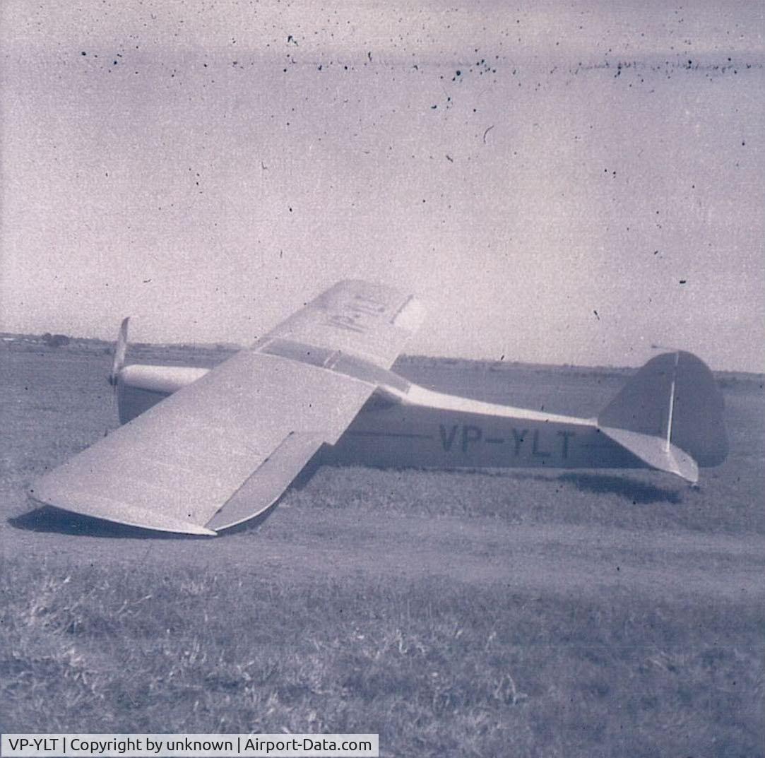 VP-YLT, 1946 Auster J-1N Alpha C/N 2199, VP-YLT after the left undercarriage collapsed in the late 50's 2