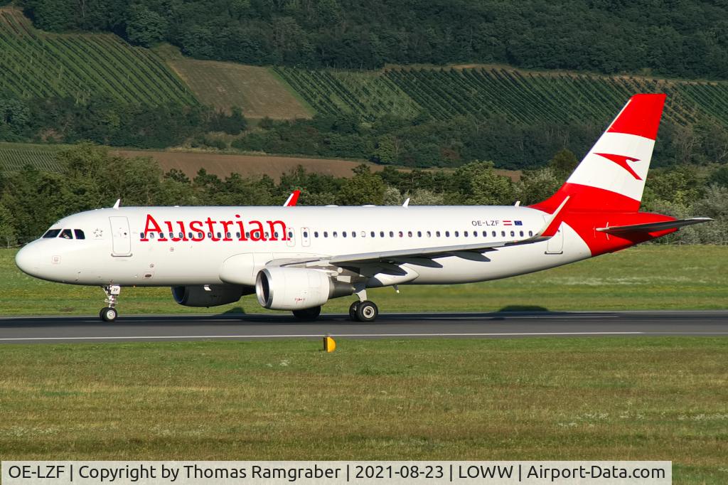 OE-LZF, 2013 Airbus A320-214 C/N 5841, Austrian Airlines Airbus A320