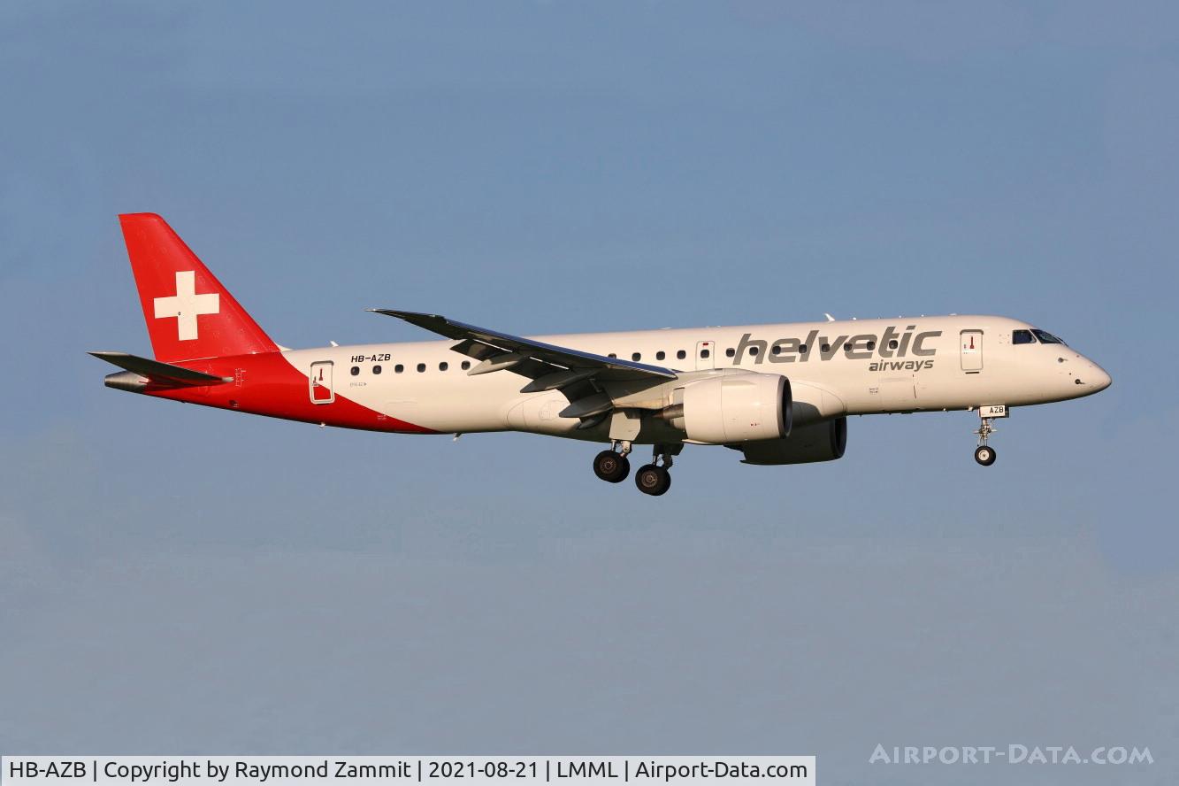 HB-AZB, 2019 Embraer 190-E2 (ERJ-190-300) C/N 19020026, Embraer E190-E2 HB-AZB Helvetic Airways