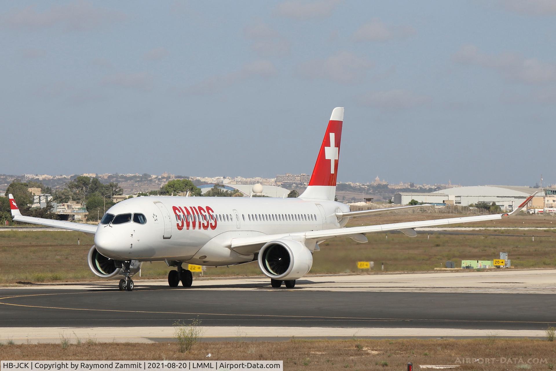 HB-JCK, 2018 Bombardier CSeries CS300 (BD-500-1A11) C/N 55027, Bombardier CS300 HB-JCK Swiss Air