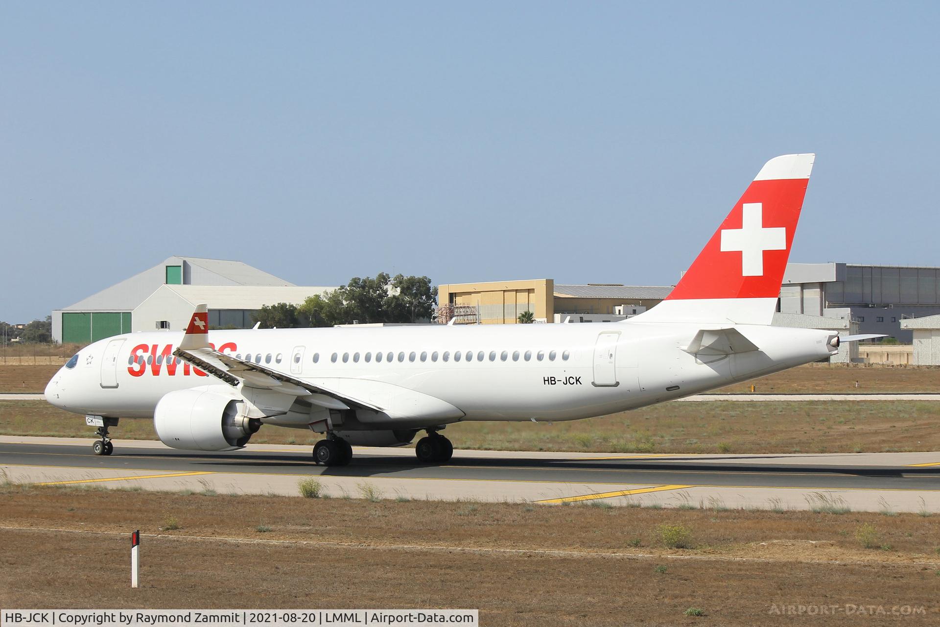 HB-JCK, 2018 Bombardier CSeries CS300 (BD-500-1A11) C/N 55027, Bommbardier CS300 HB-JCK Swiss Air
