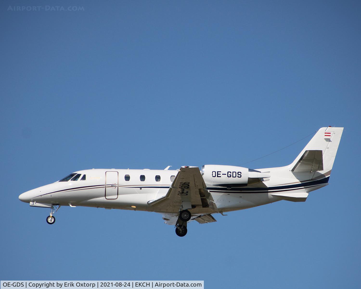 OE-GDS, Cessna 560XL Citation XLS C/N 560-6284, OE-GDS landing rw 22L