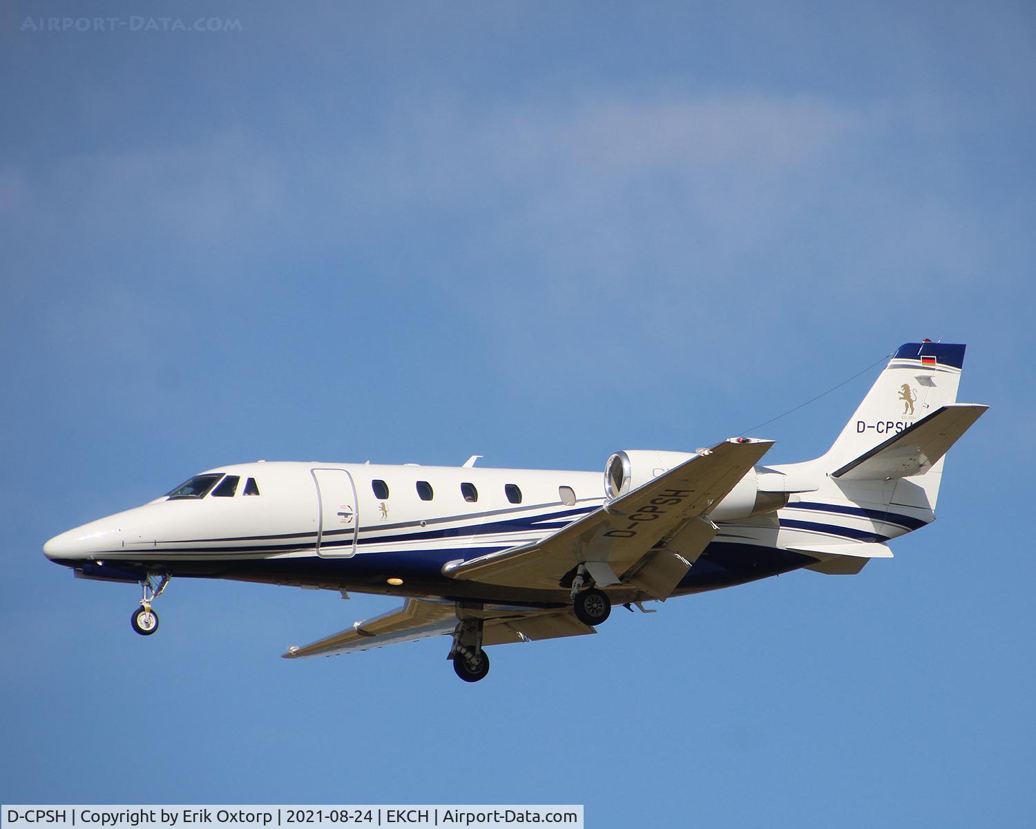 D-CPSH, 2016 Cessna 560 Citation Excel C/N 560-6221, D-CPSH landing rw 22L