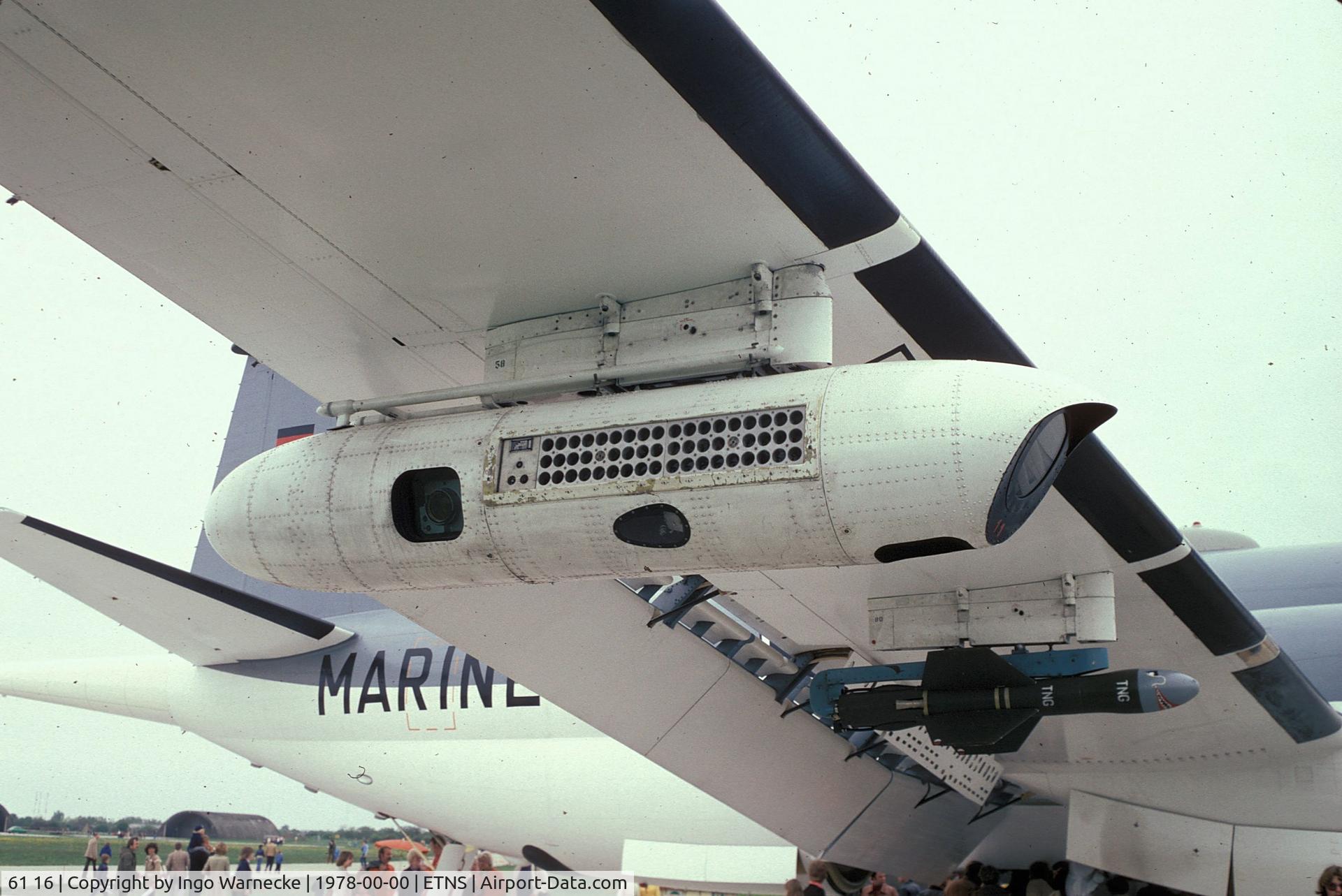 61 16, Breguet 1150 Atlantic C/N 32, Breguet Br.1150 Atlantic of Marineflieger (German Naval Air Arm) at the open day at Schleswig Jagel Airbase 1978