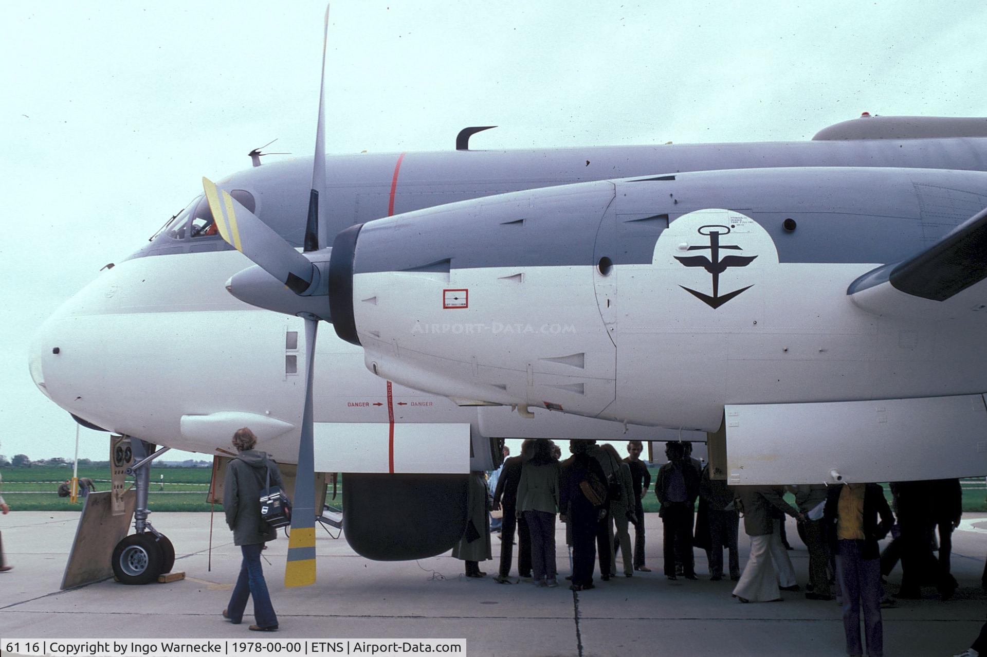 61 16, Breguet 1150 Atlantic C/N 32, Breguet Br.1150 Atlantic of Marineflieger (German Naval Air Arm) at the open day at Schleswig Jagel Airbase 1978