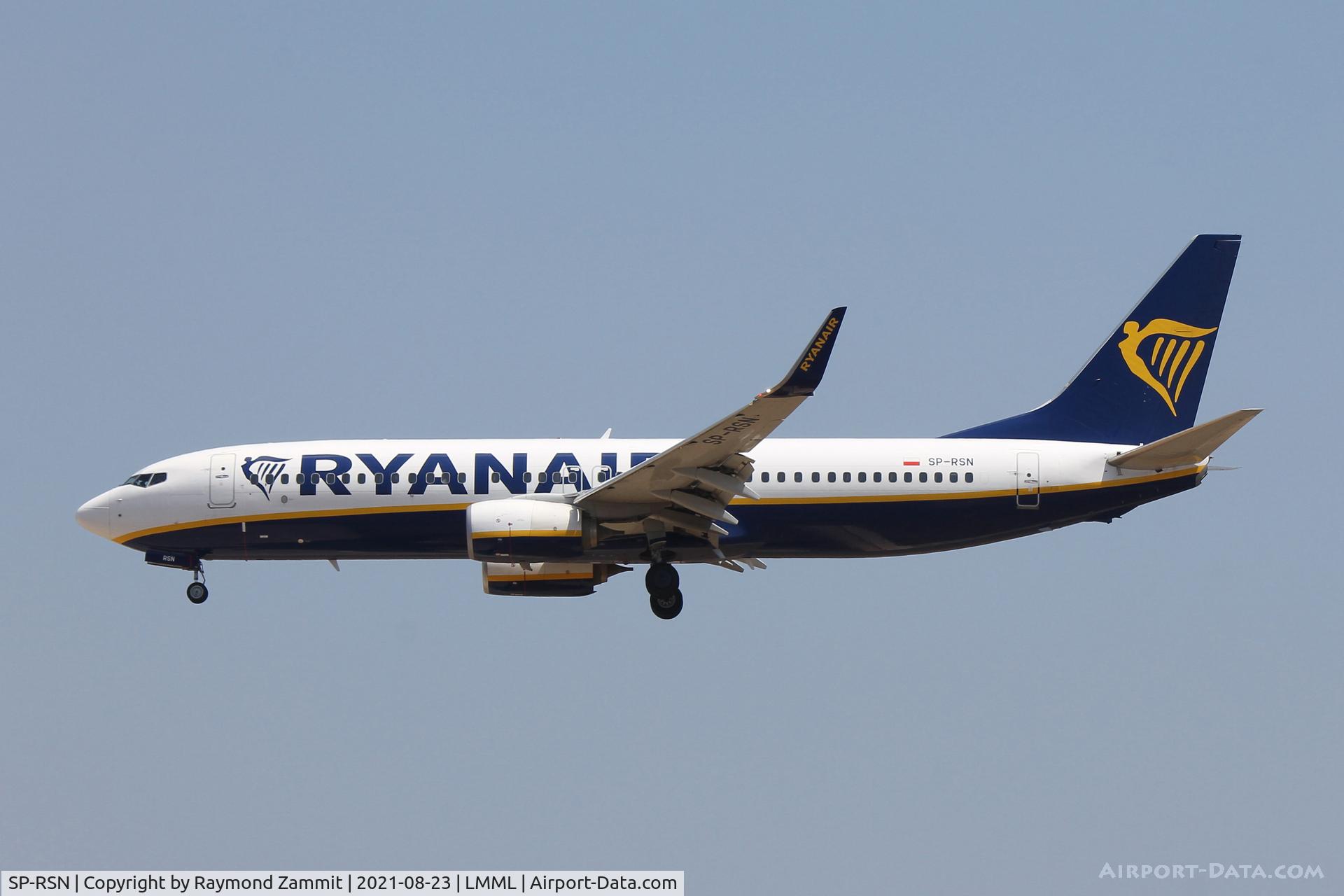 SP-RSN, 2017 Boeing 737-8AS C/N 44798, B737-800 SP-RSN Ryanair Sun
