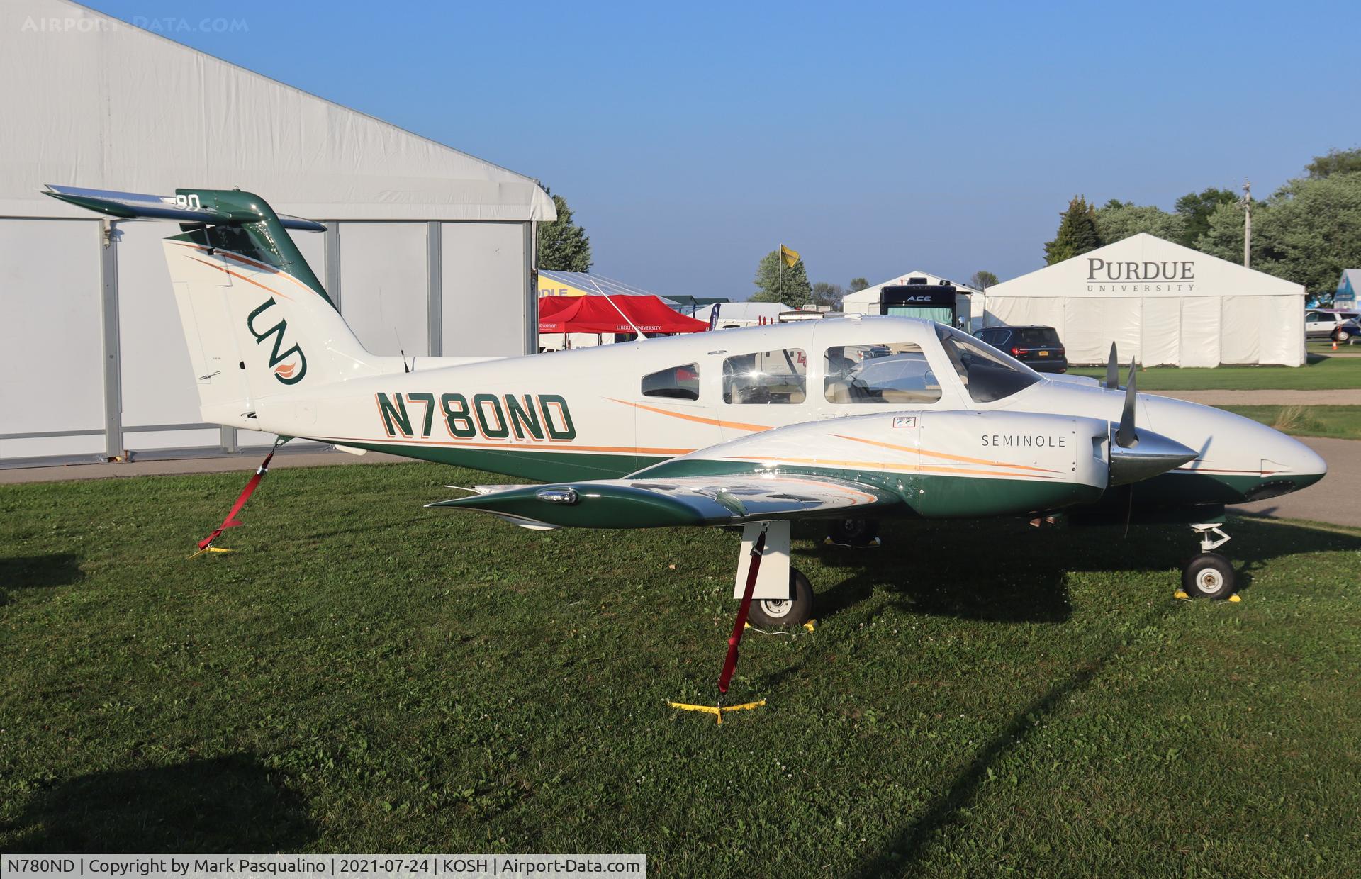 N780ND, 2020 Piper PA-44-180 Seminole C/N 4496502, Piper PA-44-180