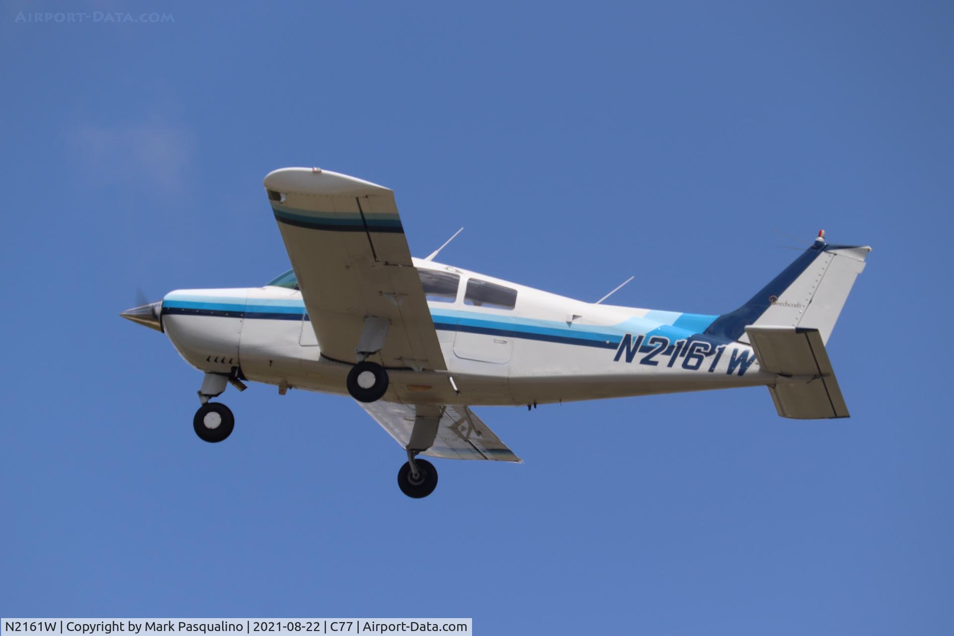 N2161W, 1974 Beech C23 Sundowner 180 C/N M-1551, Beech C23