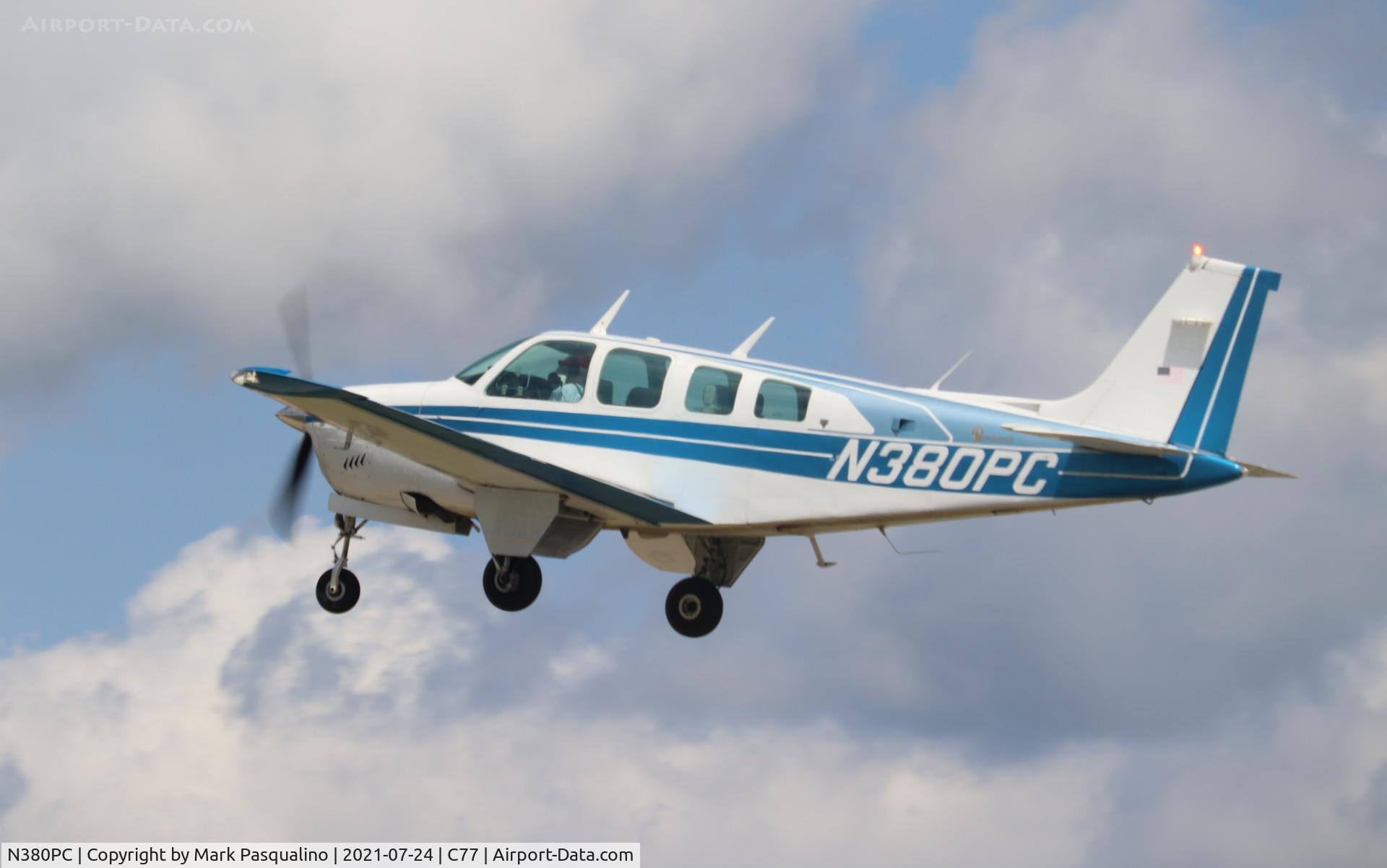 N380PC, 1978 Beech A36 Bonanza 36 C/N E-1384, Beech A36