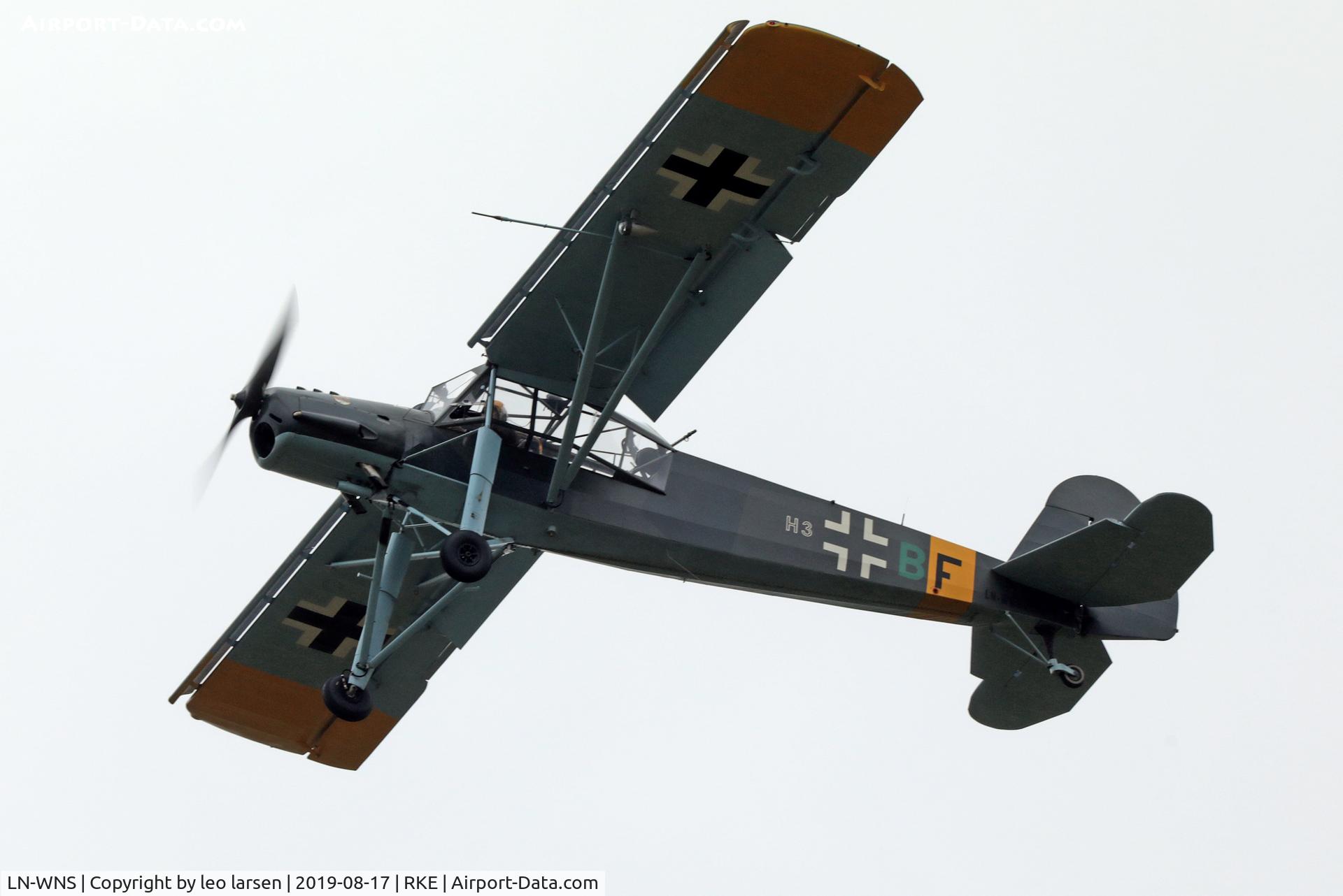 LN-WNS, 1949 Morane-Saulnier MS-500 Criquet C/N 394, Roskilse Air Show 17.8.2019
