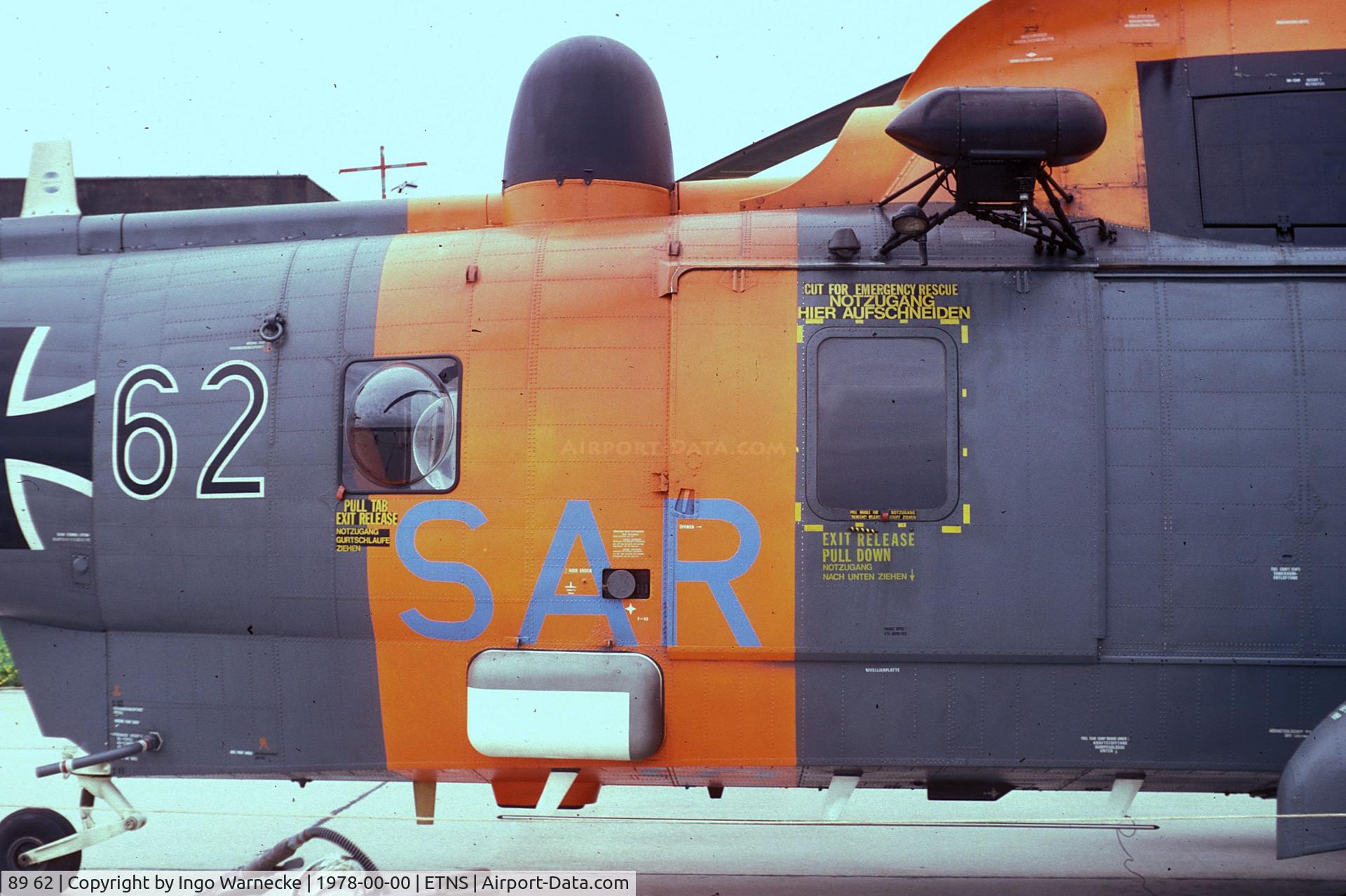 89 62, Westland Sea King Mk.41 C/N WA766, Westland Sea King Mk41 of Marineflieger (German Naval Air Arm) at the open day at Schleswig Jagel Airbase 1978