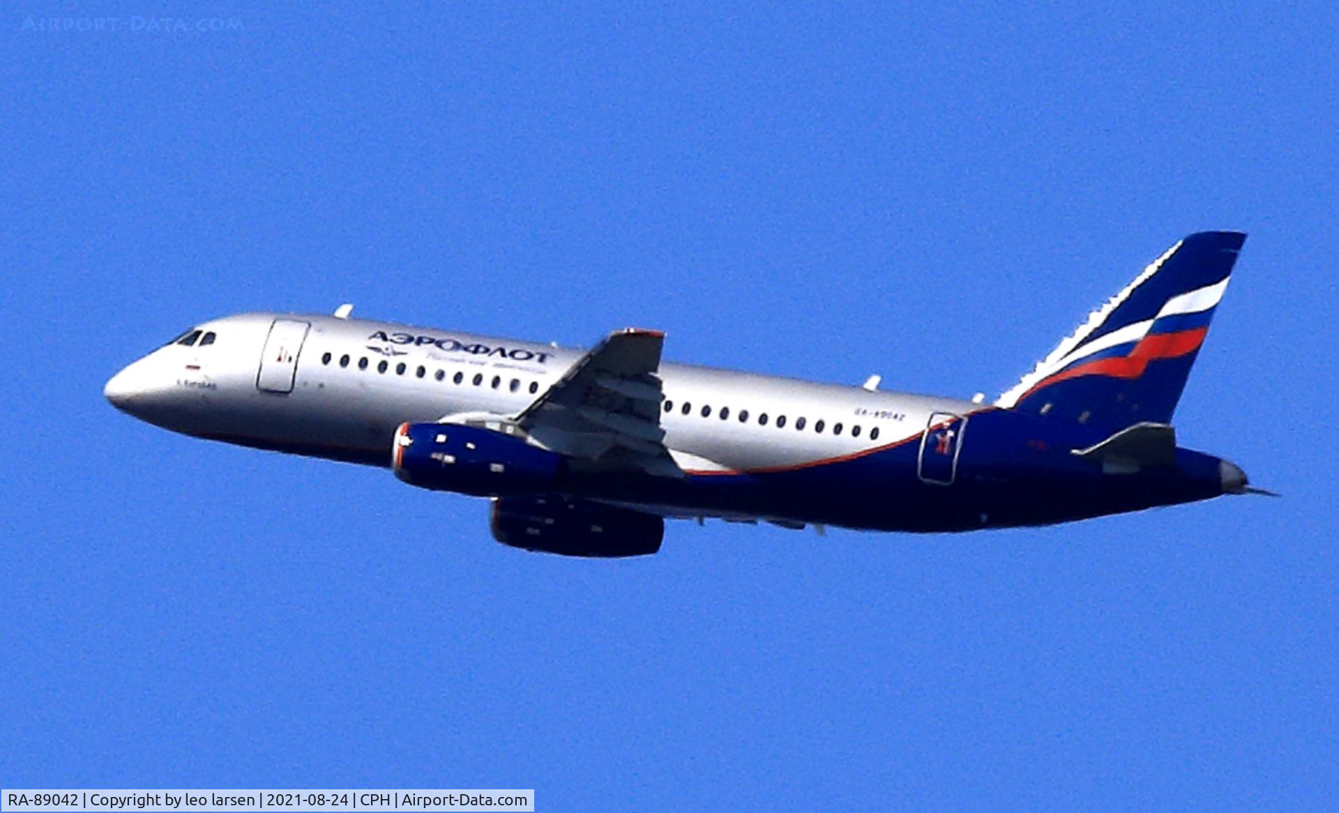 RA-89042, 2014 Sukhoi SuperJet 100-95B C/N 95068, Copenhagen 24.8.2021