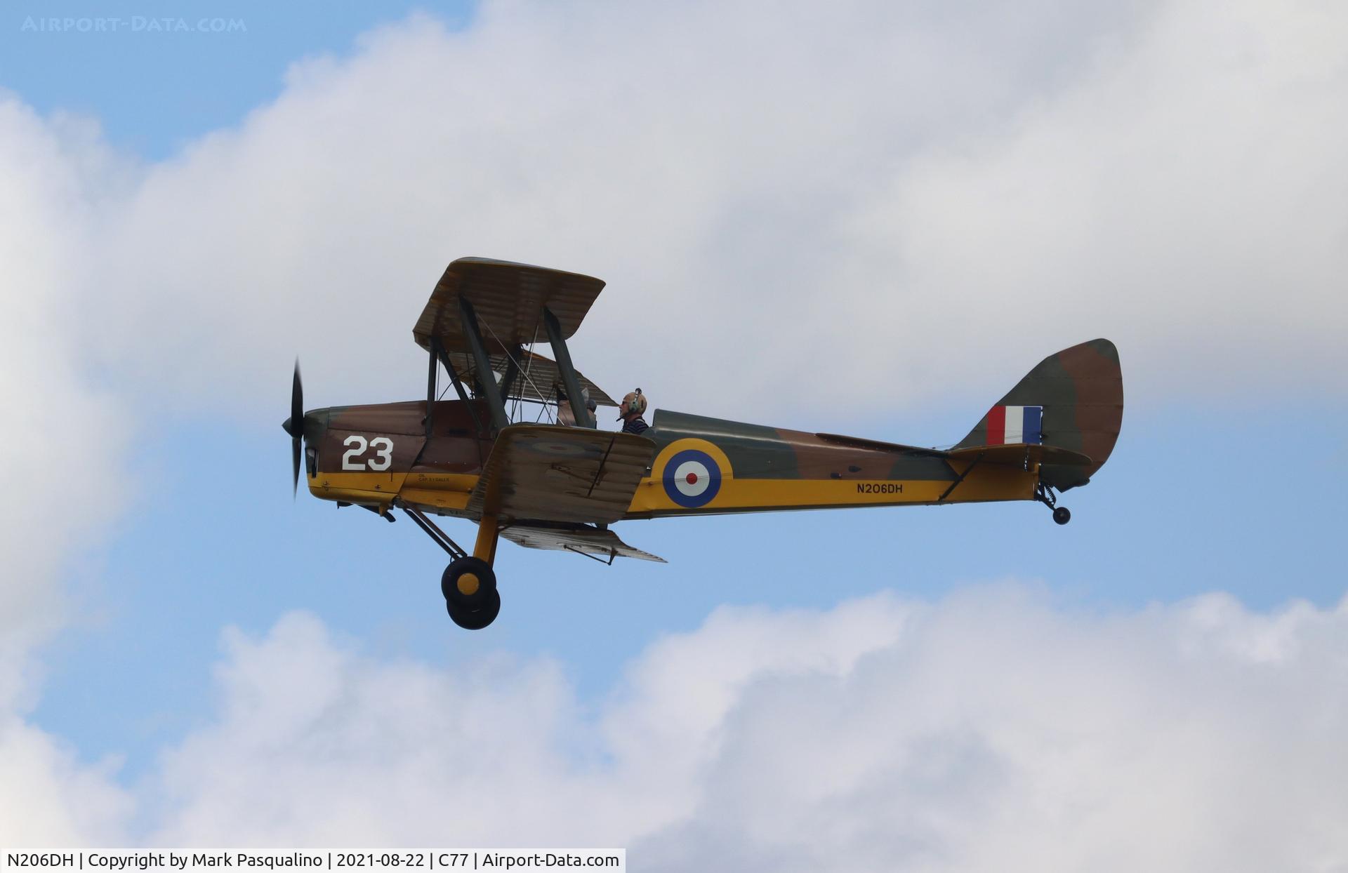 N206DH, 1944 De Havilland DH-82A Tiger Moth II C/N 86514, De Havilland DH-82A