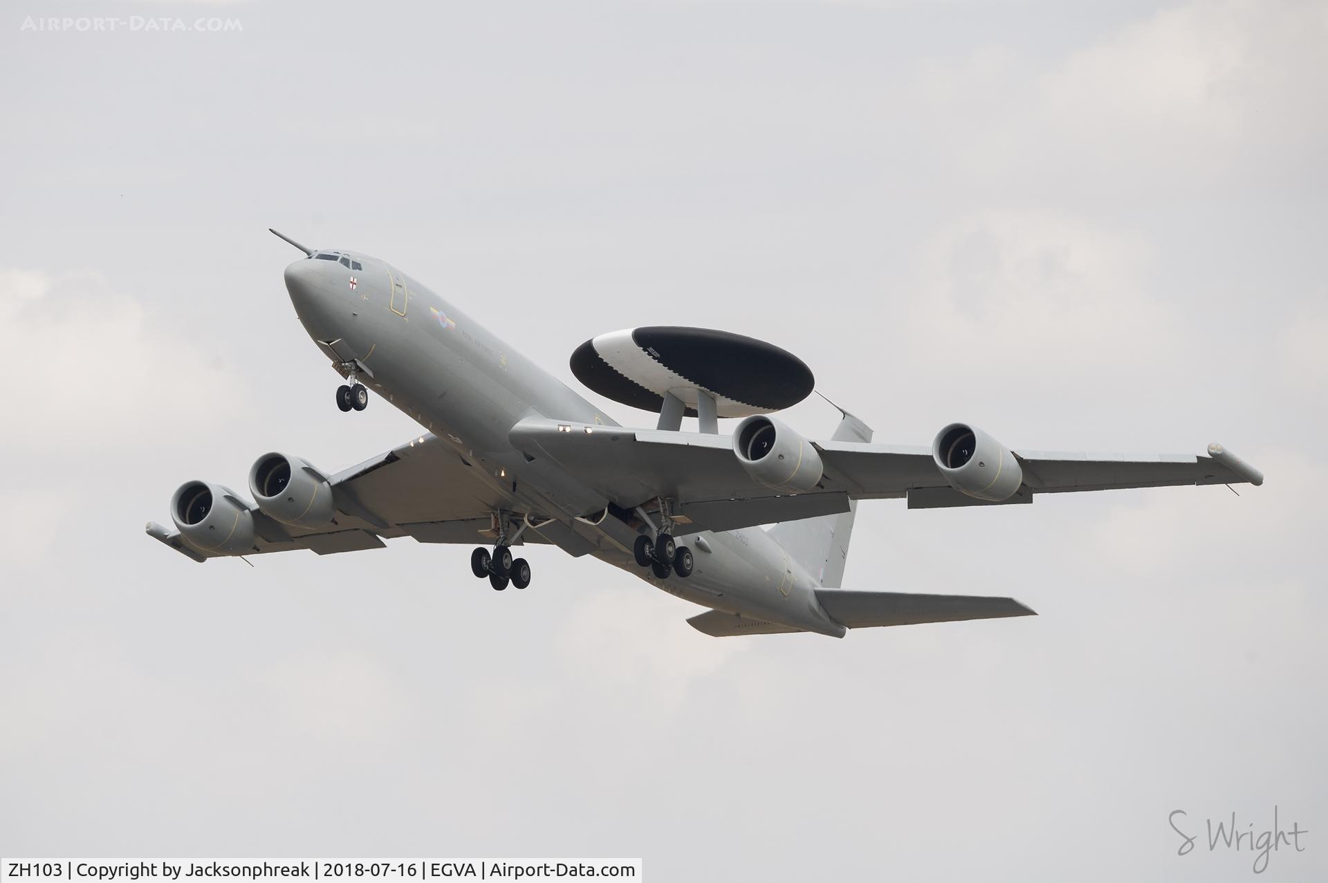 ZH103, 1990 Boeing E-3D Sentry AEW.1 Sentry C/N 24111, Royal International Air Tattoo 2018, RAF Fairford UK