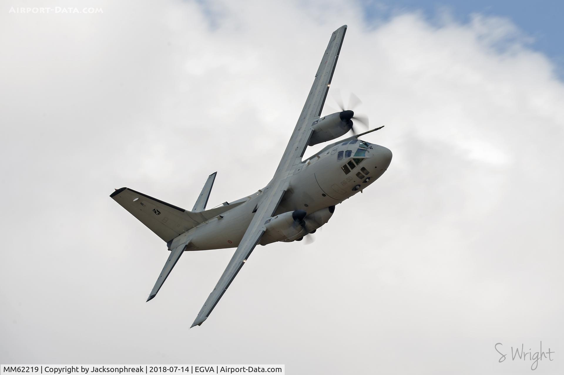 MM62219, 2017 Alenia C-27J C/N 119, Royal International Air Tattoo 2018, RAF Fairford UK