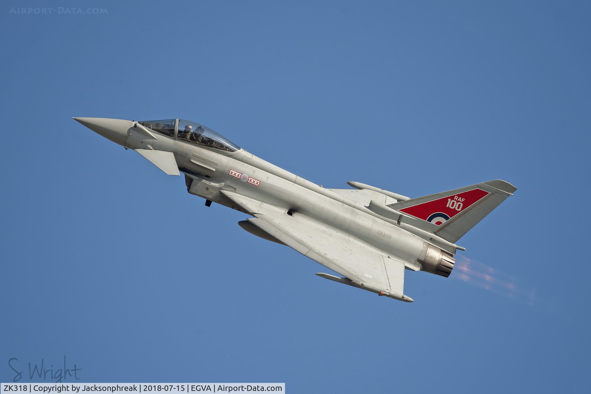 ZK318, Eurofighter Typhoon FGR.4 C/N BS079, Royal International Air Tattoo 2018, RAF Fairford UK