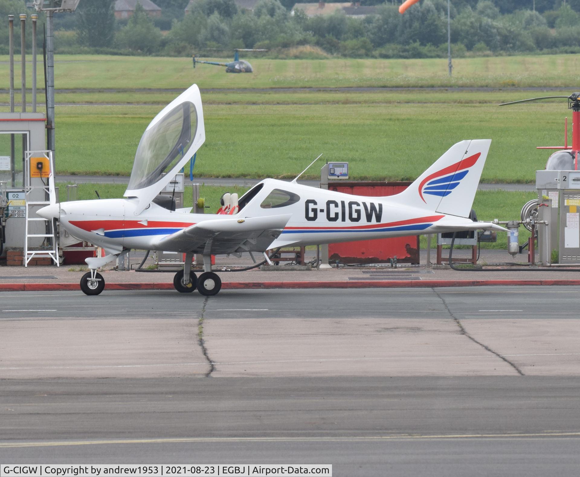 G-CIGW, 2015 Bristell Bristell NG5 Speed Wing C/N LAA 385-15263, G-CIGW at Gloucestershire Airport.