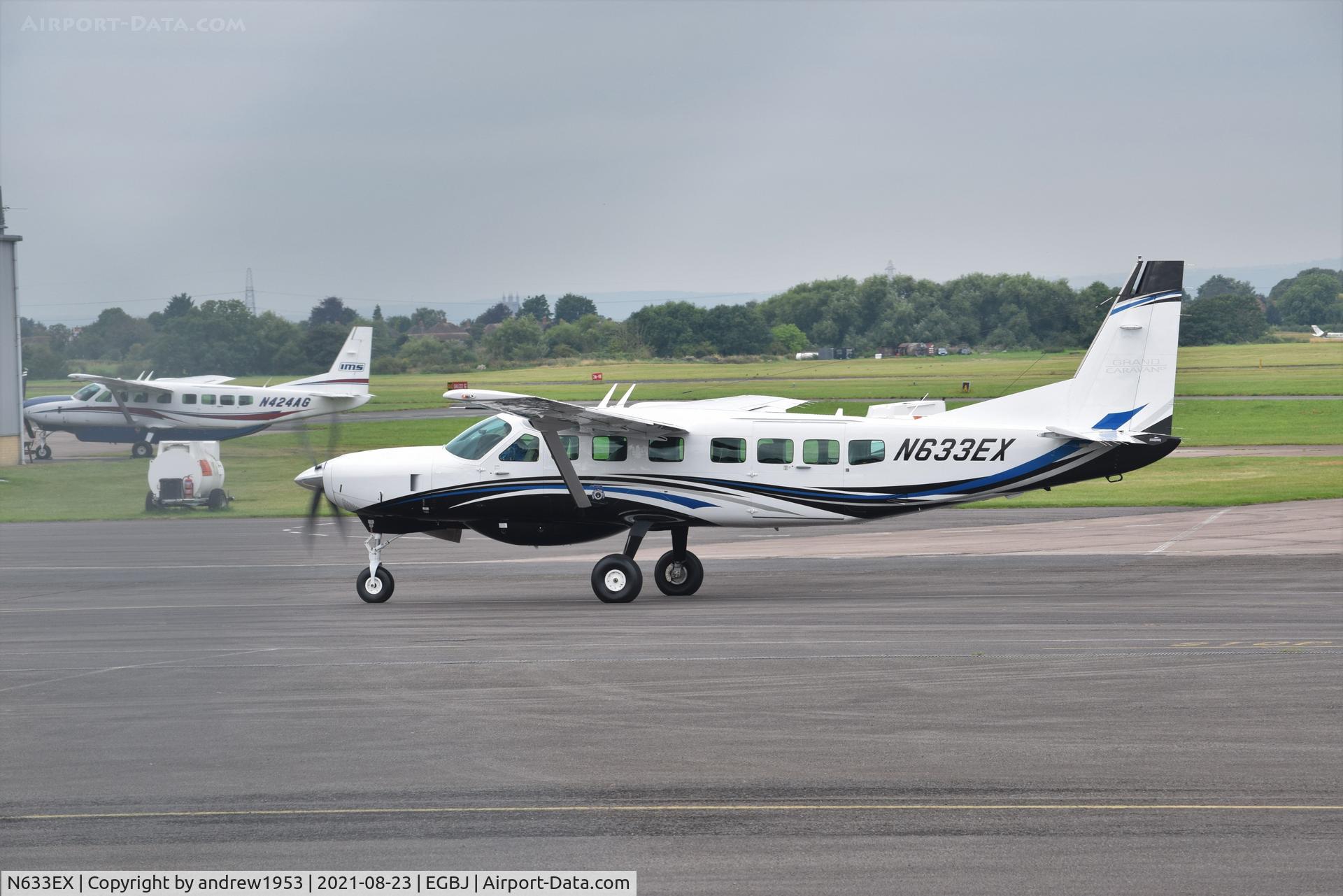 N633EX, 2021 Cessna 208B Grand Caravan C/N 208B5633, N633EX at Gloucestershire Airport.