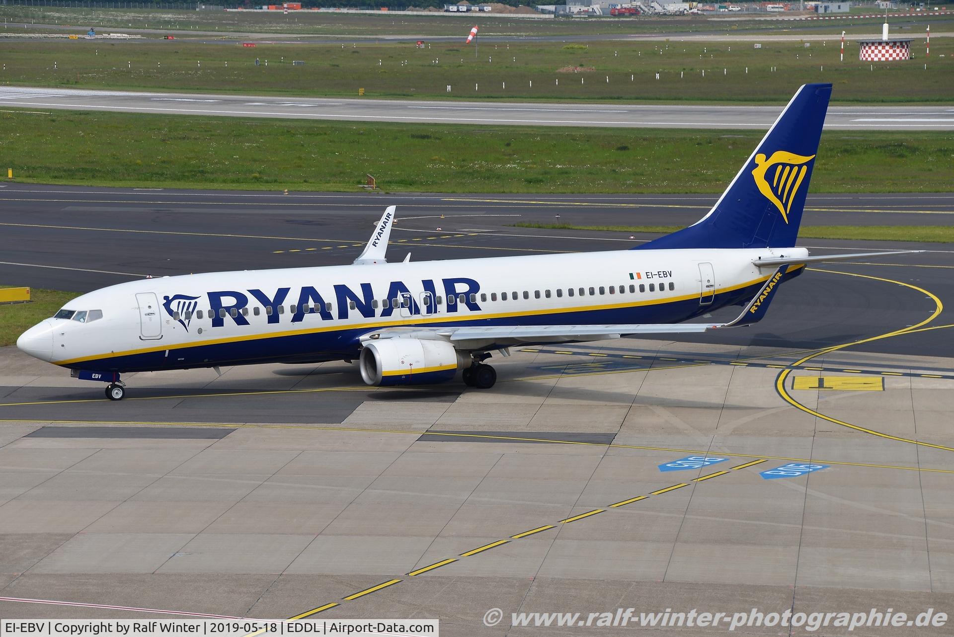 EI-EBV, 2009 Boeing 737-8AS C/N 35009, Boeing 737-8AS(W) - FR RYR Ryanair - 35009 - EI-EBV - 18.05.2019 - DUS
