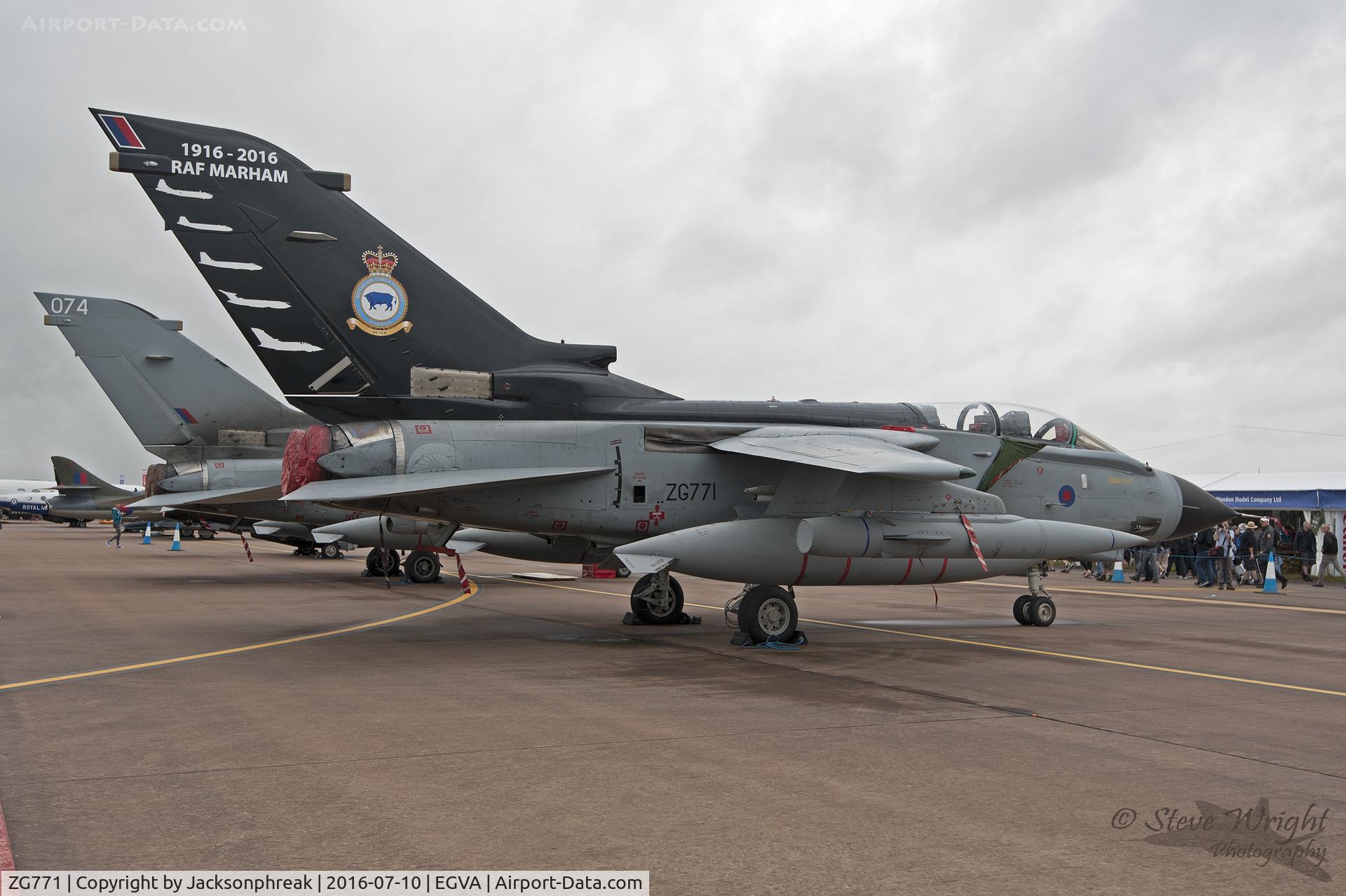 ZG771, 1991 Panavia Tornado GR.4 C/N 893/BT056/3440, Royal International Air Tattoo 2016 RAF Fairford UK