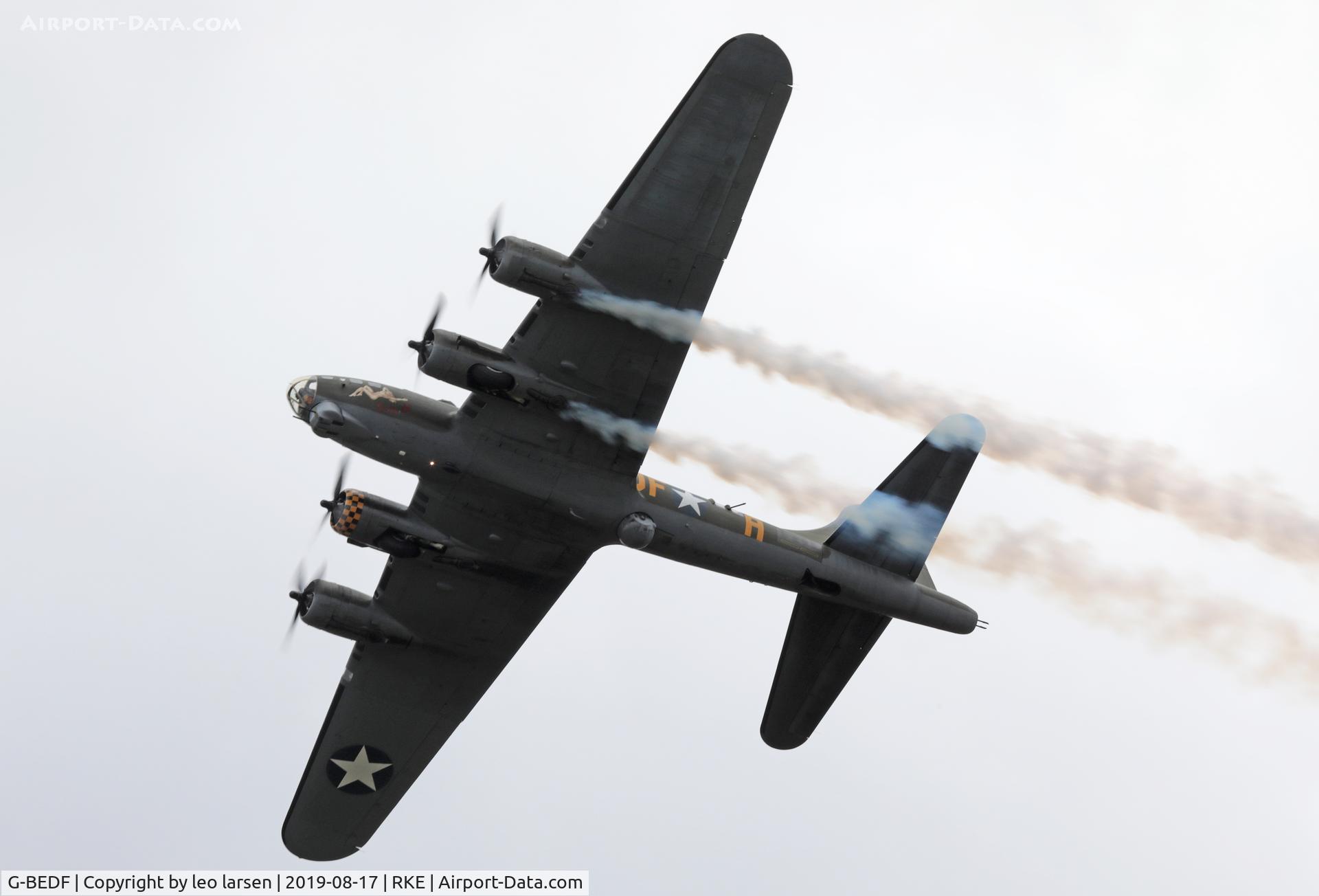 G-BEDF, 1944 Boeing B-17G Flying Fortress C/N 8693, Roskilde Air Show 17.8.2019