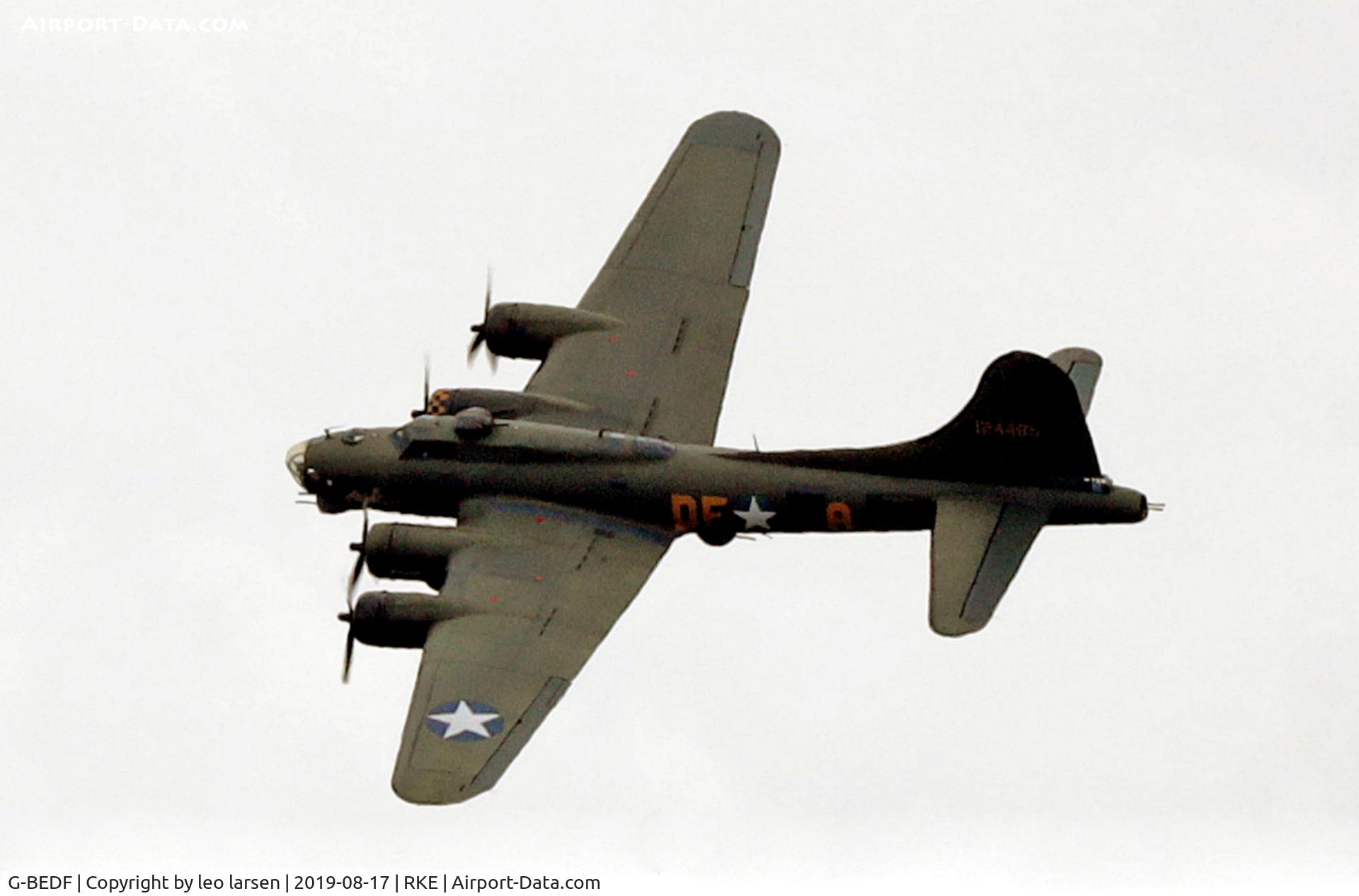 G-BEDF, 1944 Boeing B-17G Flying Fortress C/N 8693, Roskilde Air Show 17.8.2019