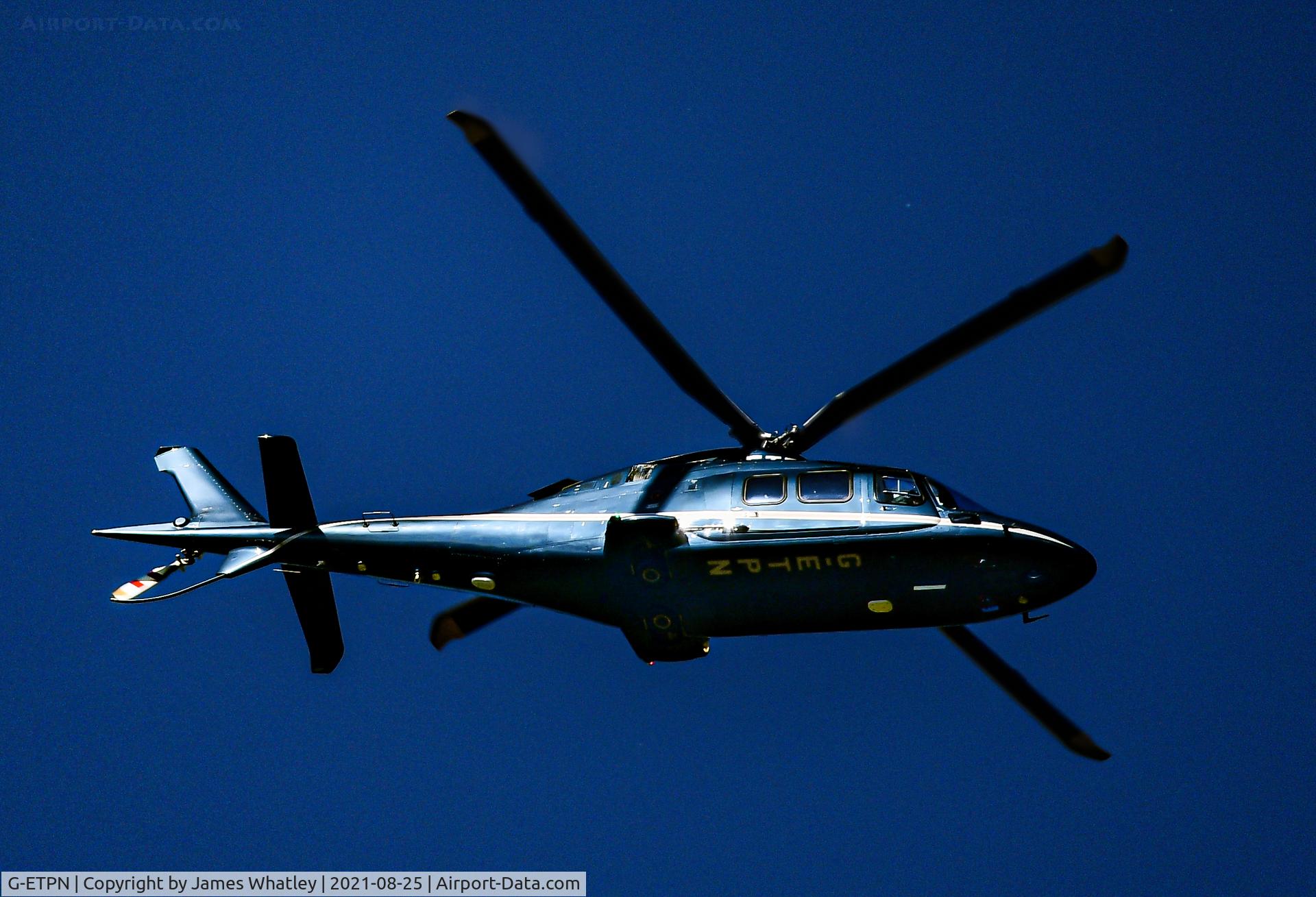 G-ETPN, 2009 Agusta A-109S Grand C/N 22119, Seen near Salisbury