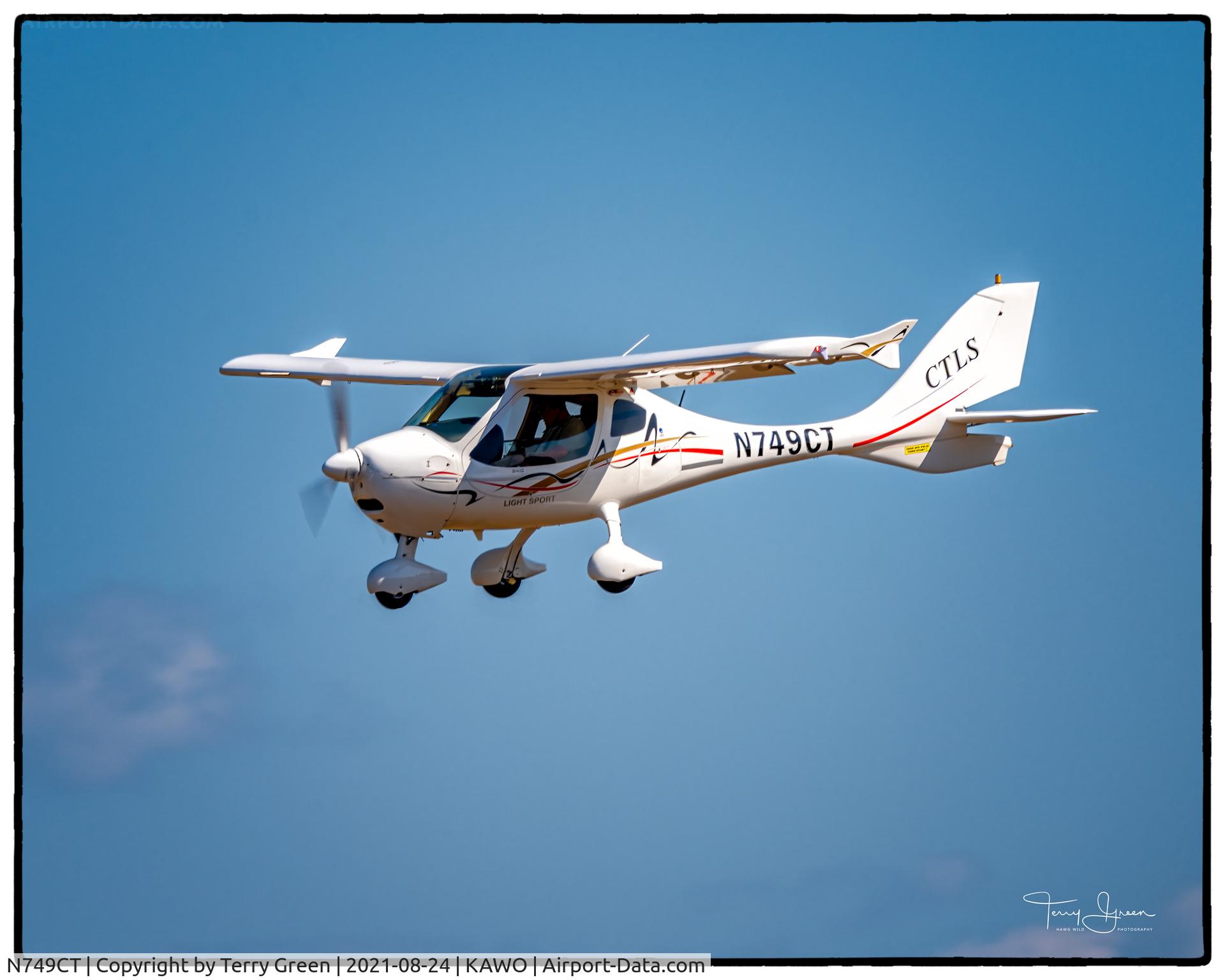 N749CT, Flight Design CTLS C/N F-10-01-02, KAWO