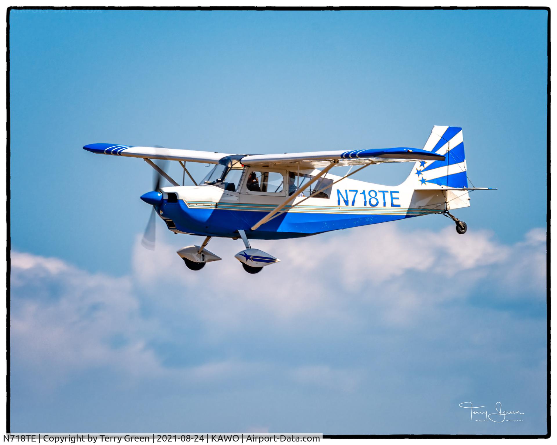 N718TE, Bellanca 7GCAA C/N 334-76, KAWO