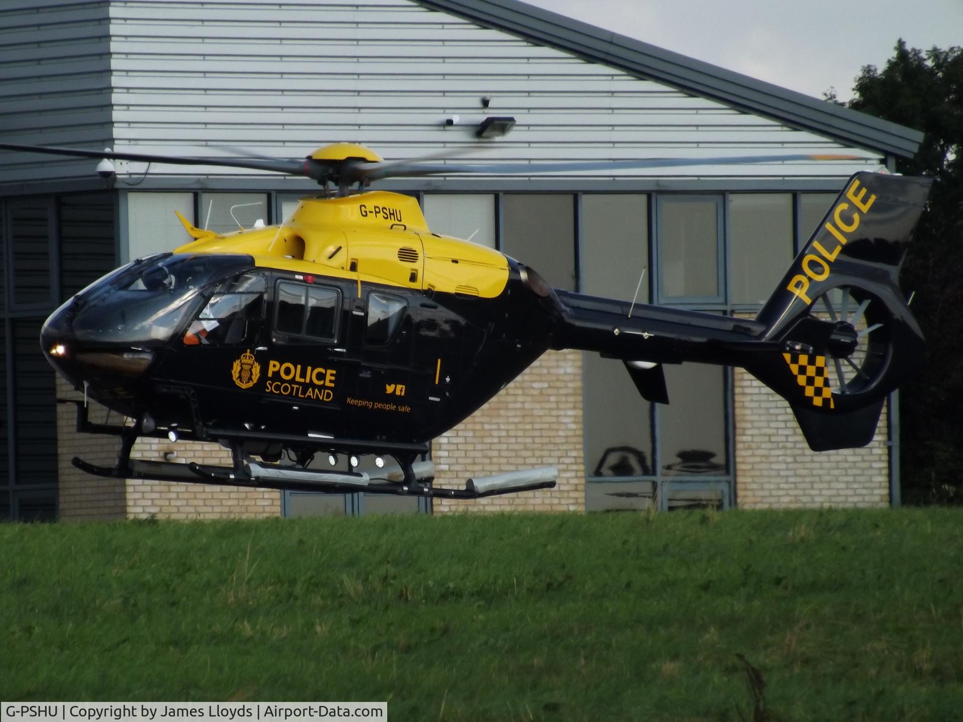 G-PSHU, 2007 Eurocopter EC-135T-2+ C/N 0597, Deping Gloucestershire Airport after a maintenance.