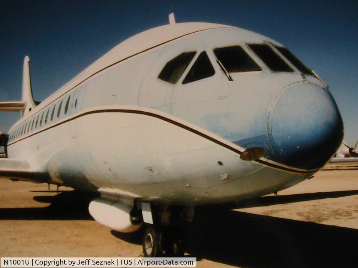 N1001U, 1961 Sud Aviation SE-210 Caravelle VI-R C/N 86, Taken at Pima Air Museum in Tucson in 1994
