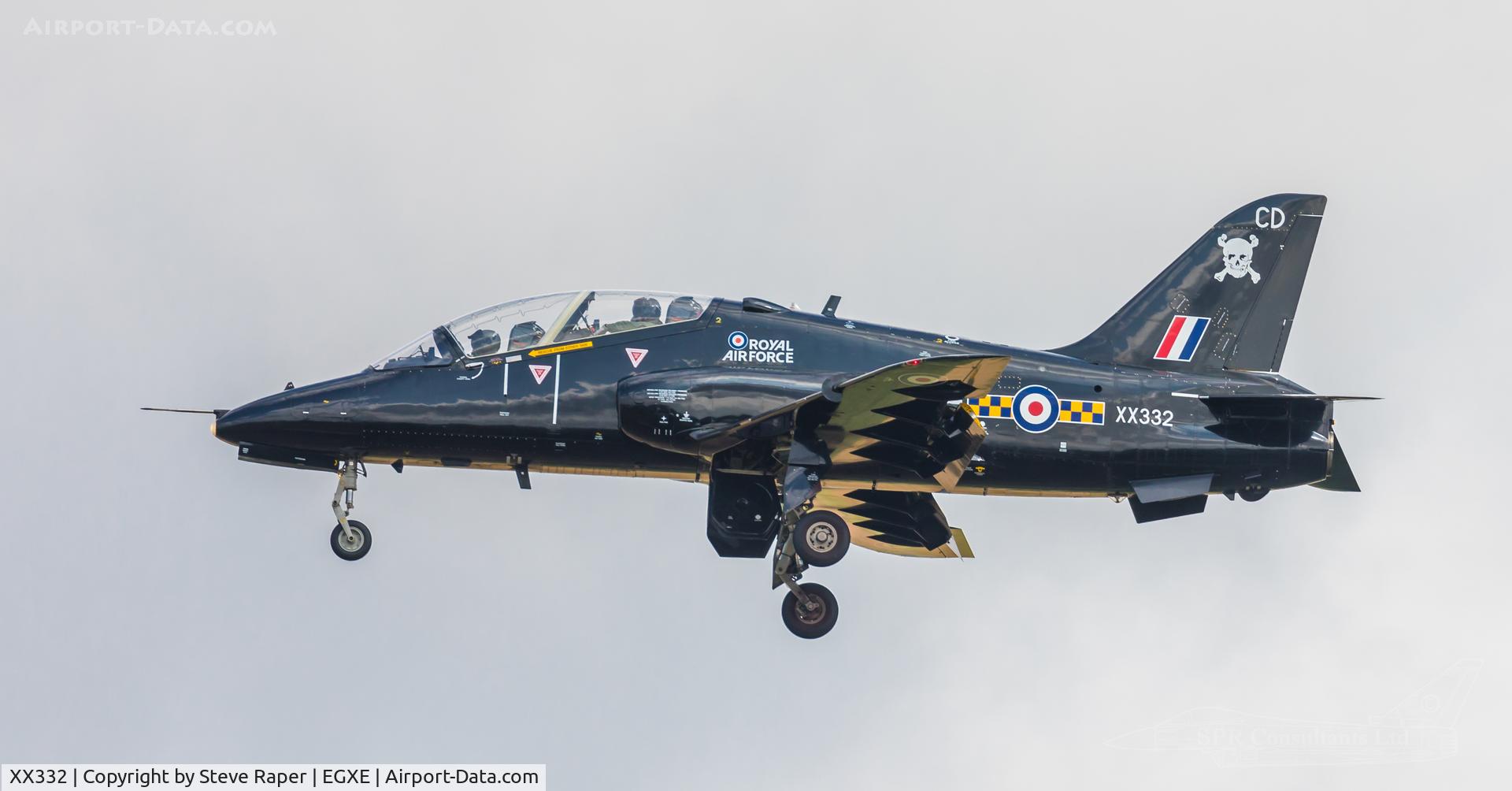 XX332, Hawker Siddeley Hawk T.1A C/N 41H-32156, Returning home to Leeming