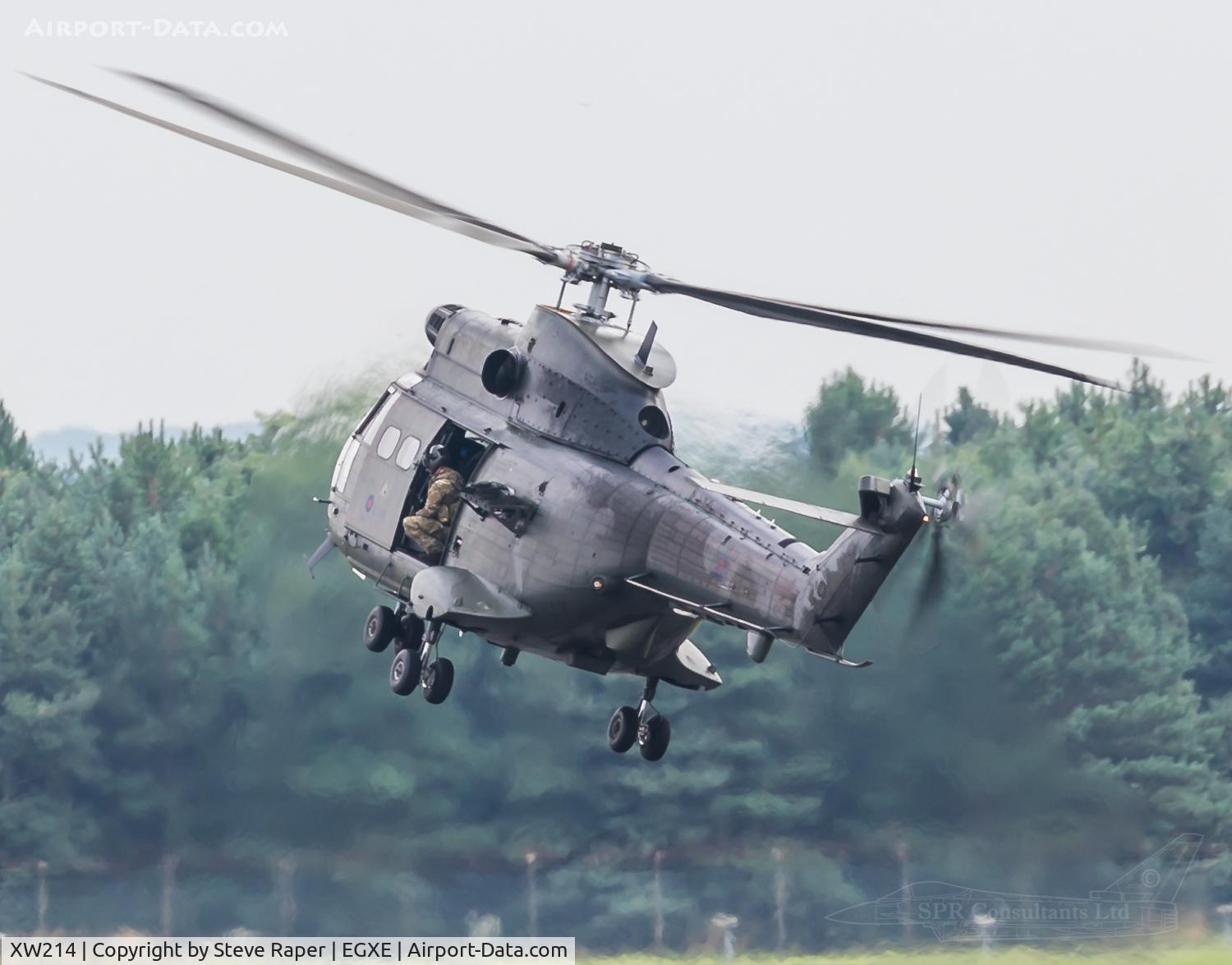 XW214, 1971 Westland Puma HC.1 C/N 1120, A sneaky visit into Leeming