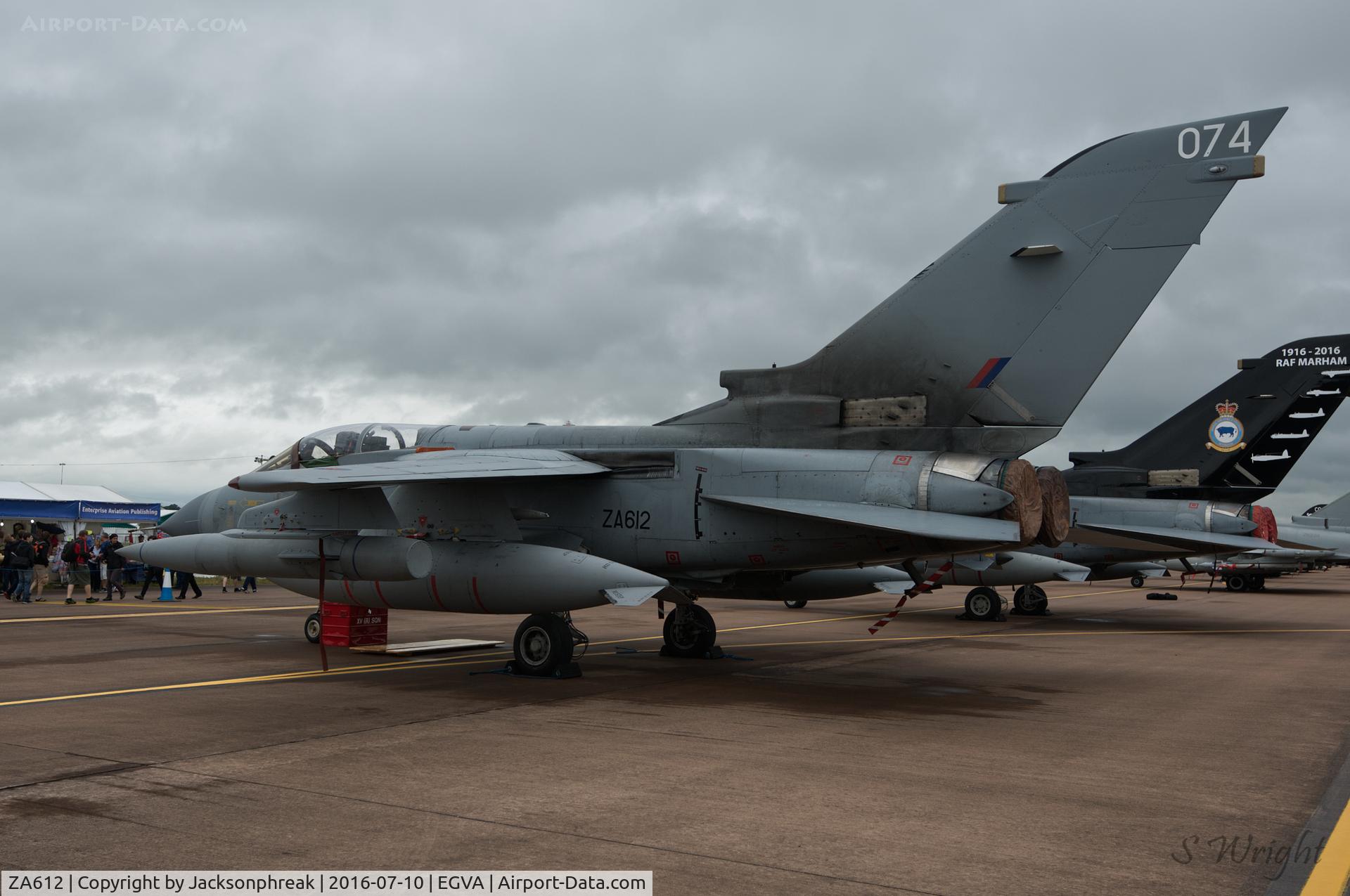 ZA612, 1982 Panavia Tornado GR.4 C/N 150/BT028/3076, Royal International Air Tattoo 2016 RAF Fairford UK