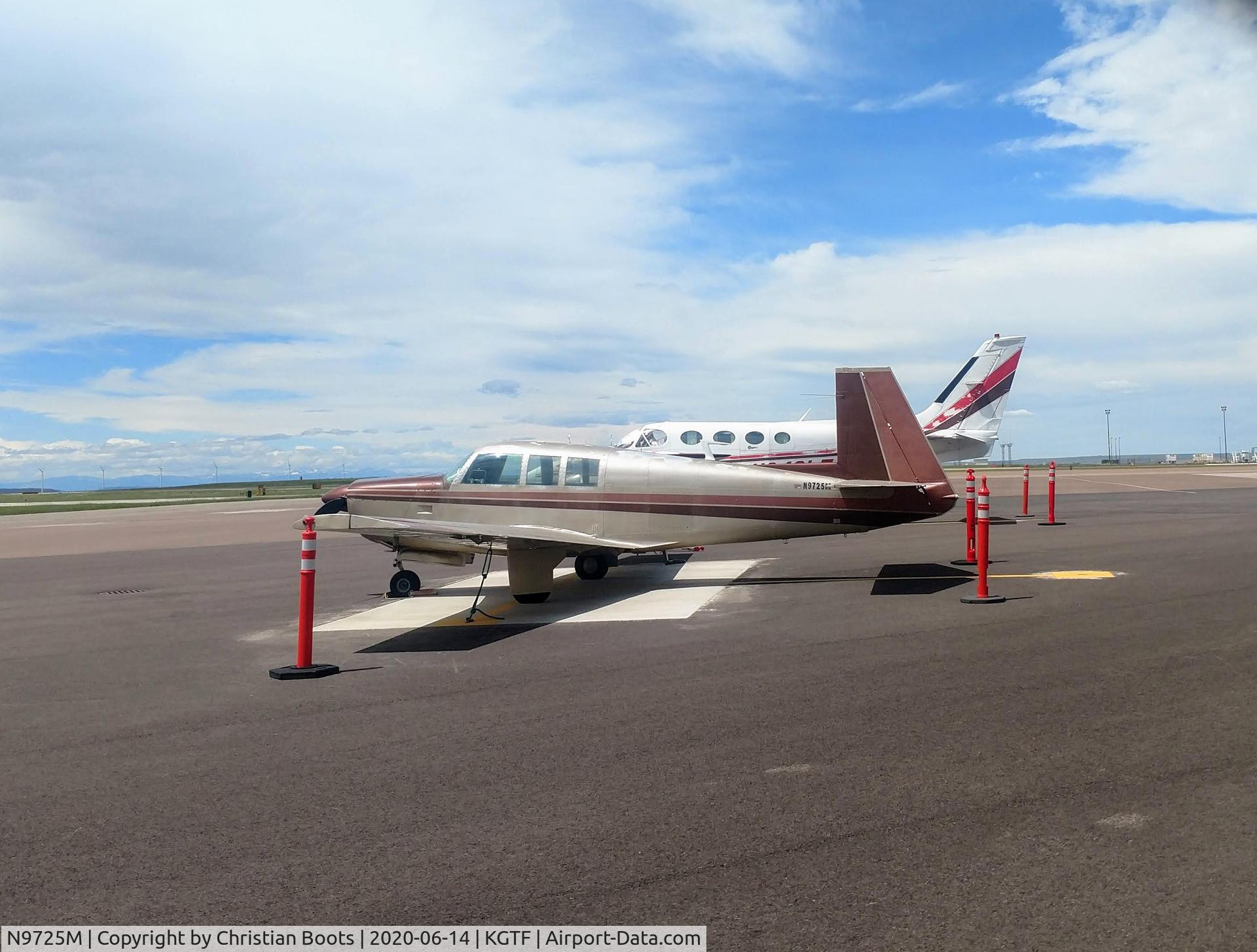 N9725M, 1967 Mooney M20F Executive C/N 670285, Patiently waiting for a new owner at Great Falls International.