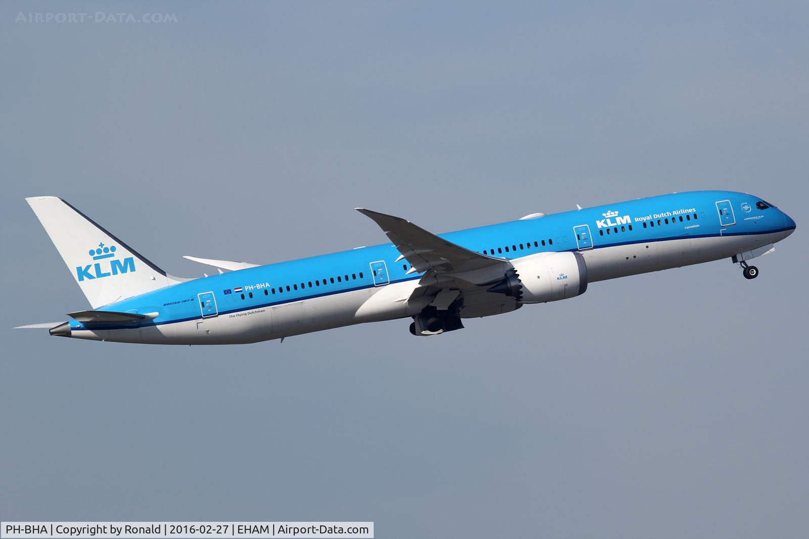 PH-BHA, 2015 Boeing 787-9 Dreamliner Dreamliner C/N 36113, at spl