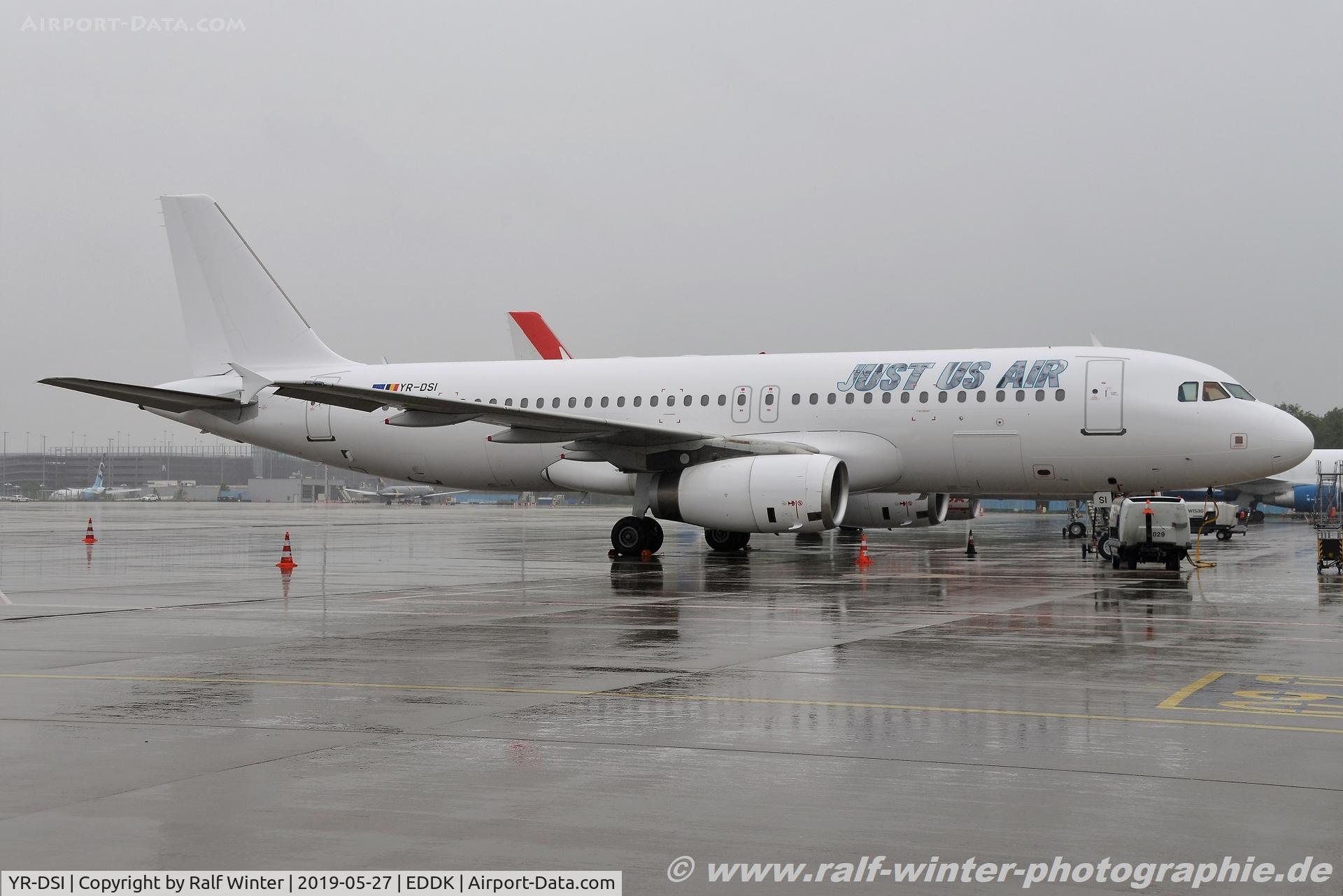YR-DSI, 2005 Airbus A320-232 C/N 2496, Airbus A320-232 - JOC Just Us Air - 2496 - YR-DSI - 27.05.2019 - CGN