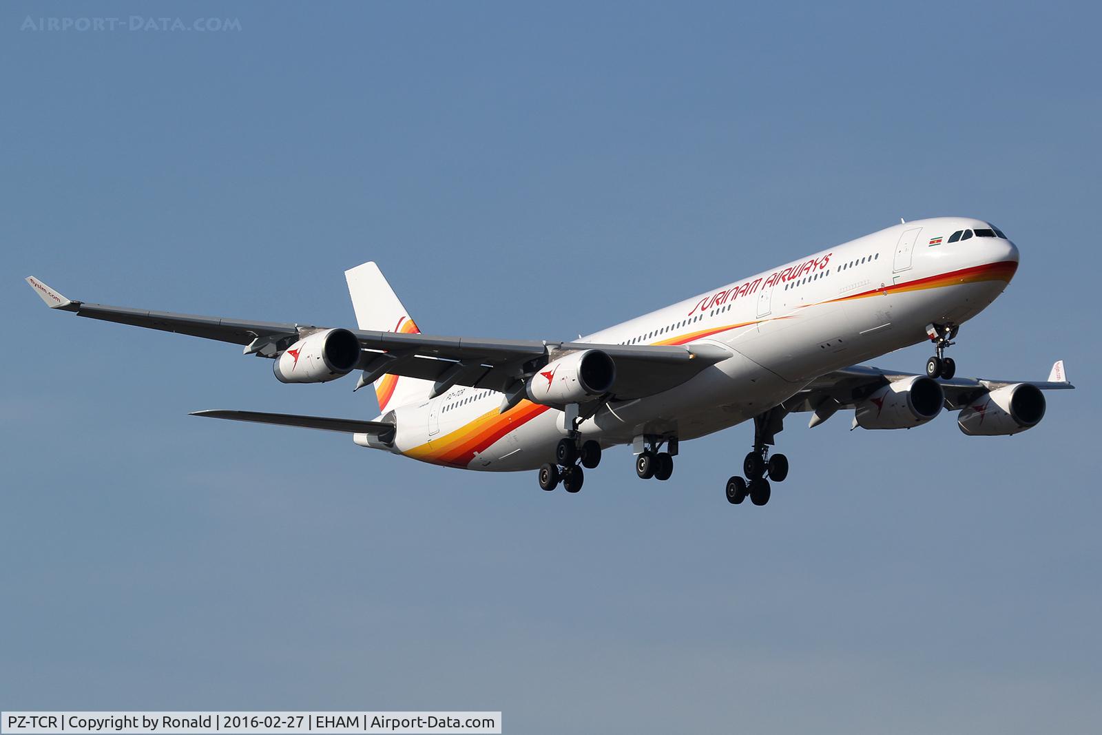 PZ-TCR, 1998 Airbus A340-313 C/N 242, at spl